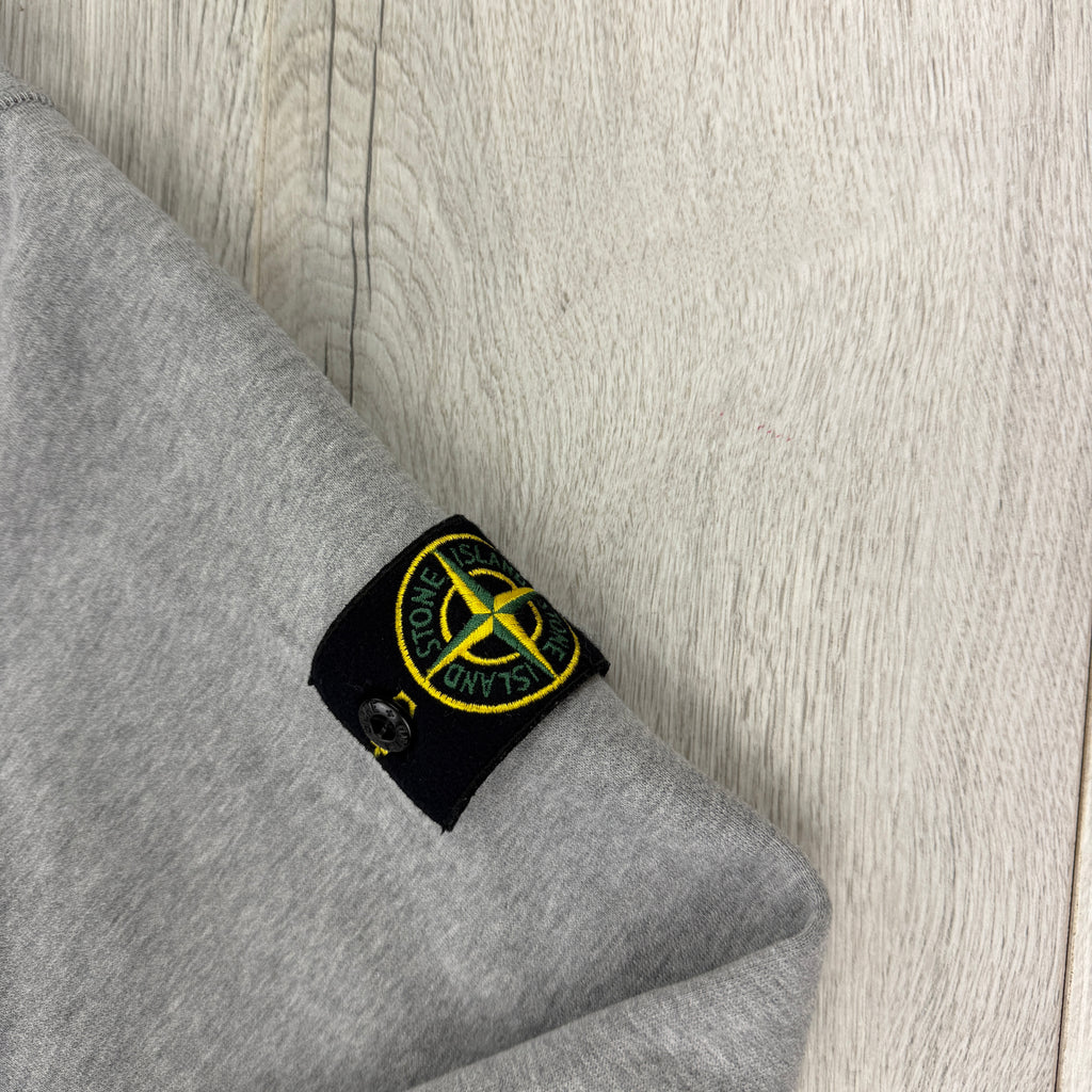 Stone Island Men’s Grey Pullover Hoodie - Medium