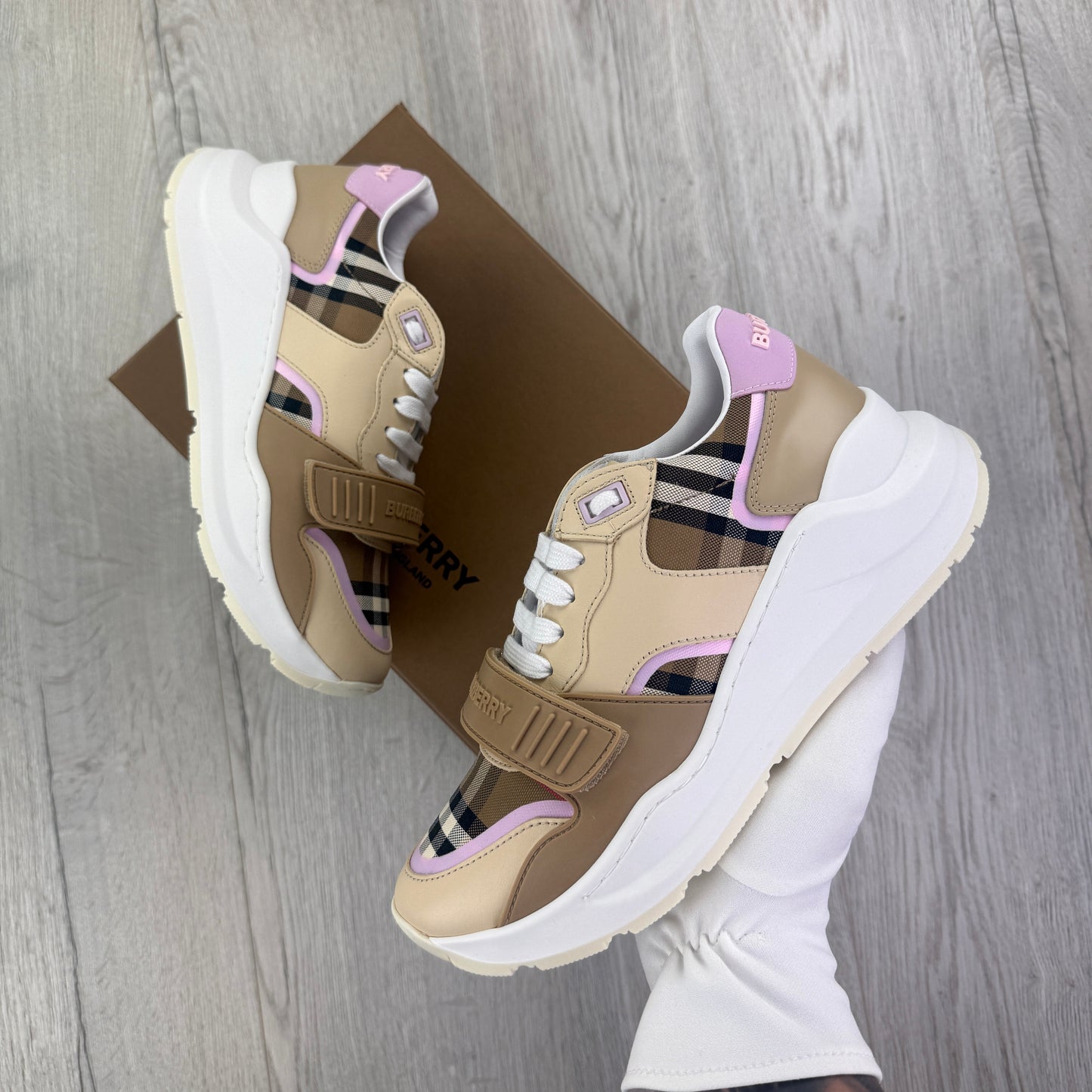 Burberry Women’s Ramsey Check Trainers