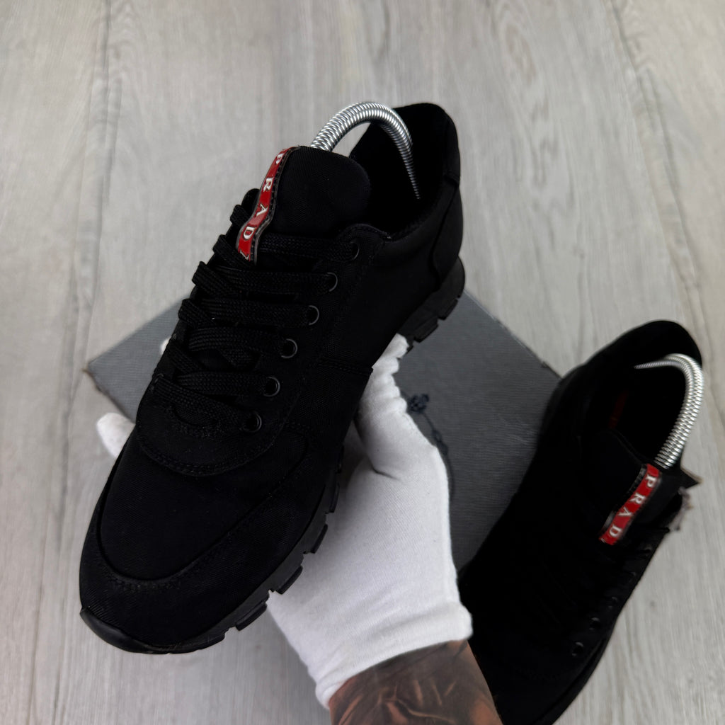 Prada Men’s Black Trainers - Uk 7