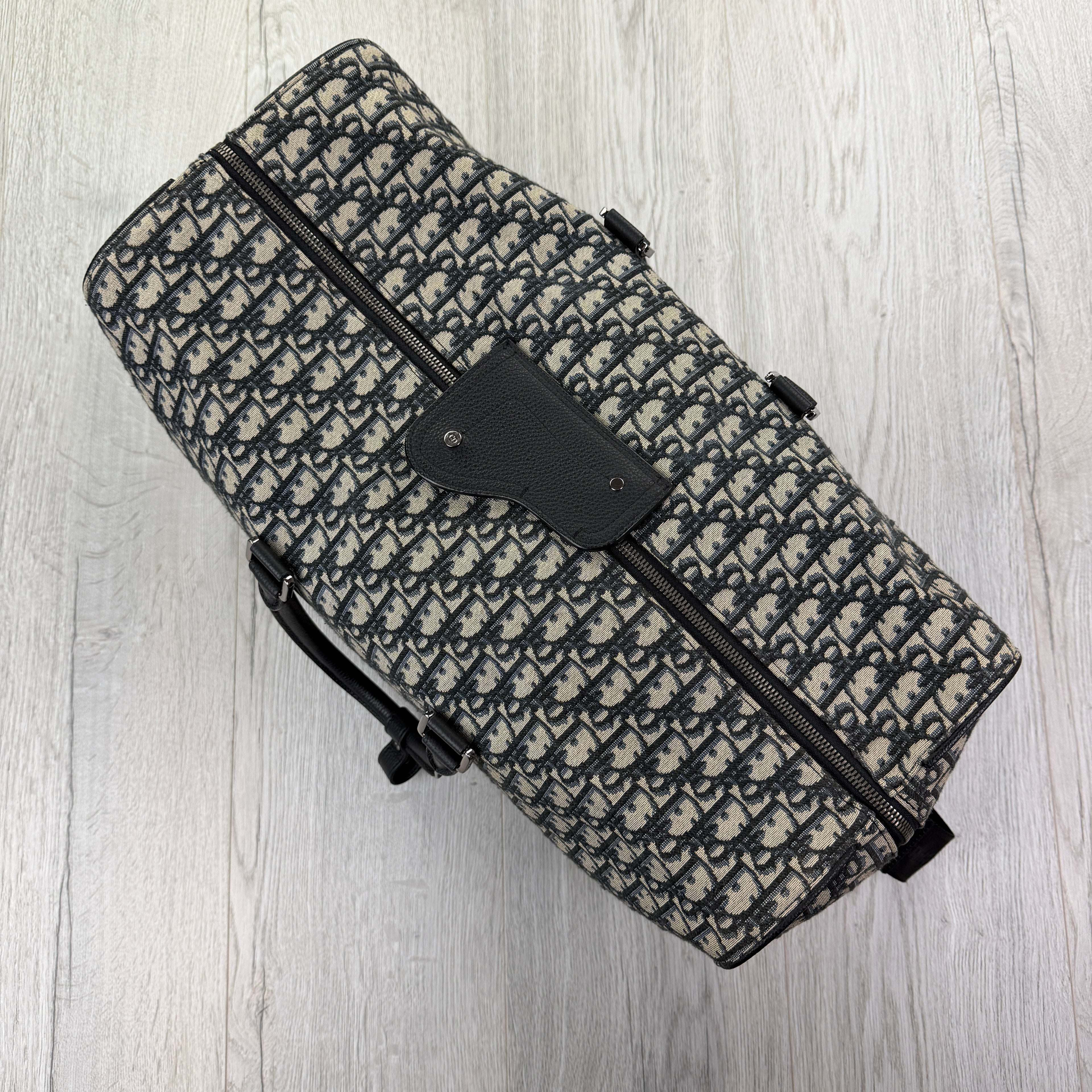 Dior Oblique Jacquard Lingo 50 Boston Bag Travel Bag