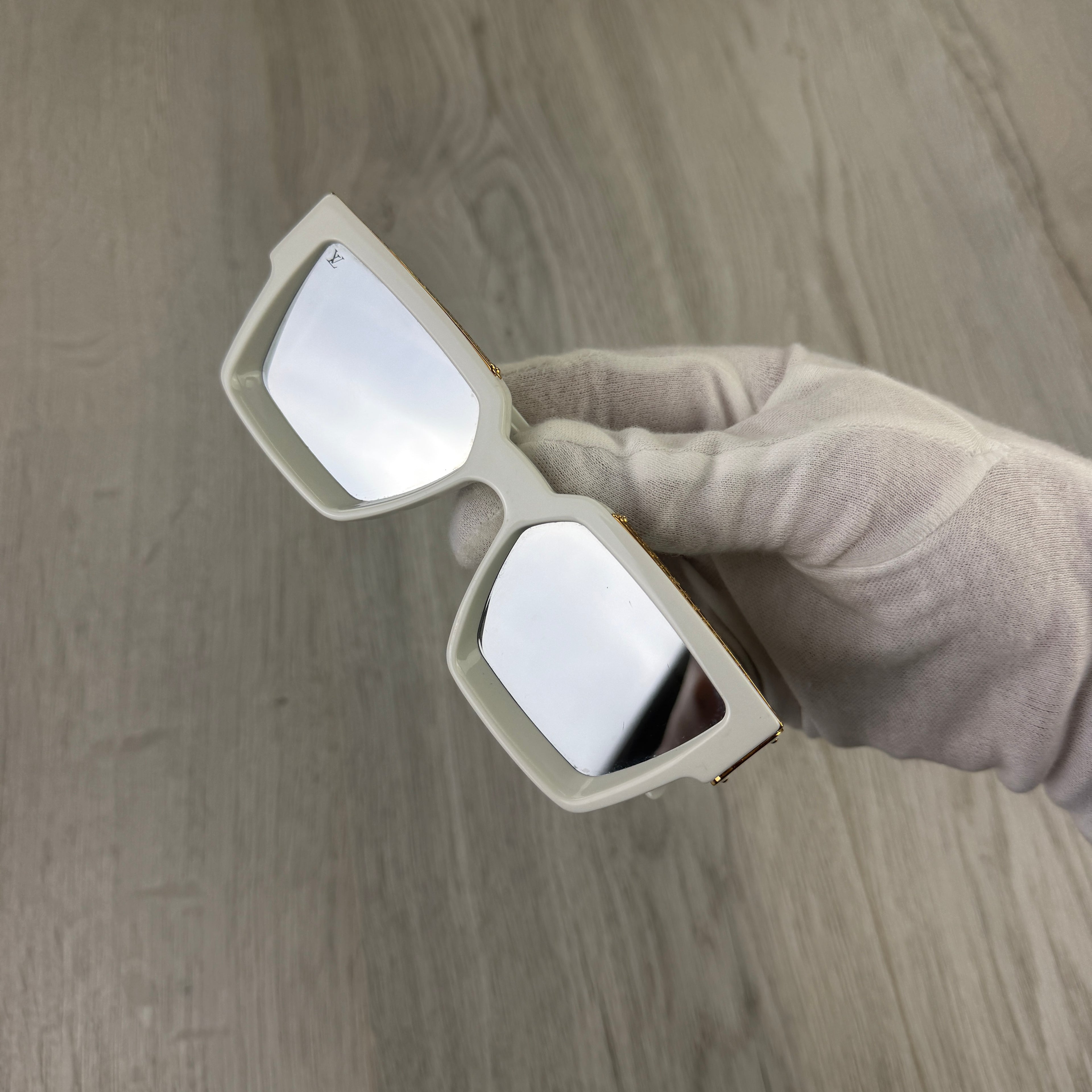 Louis Vuitton Men’s White 1.1 Millionaires Sunglasses