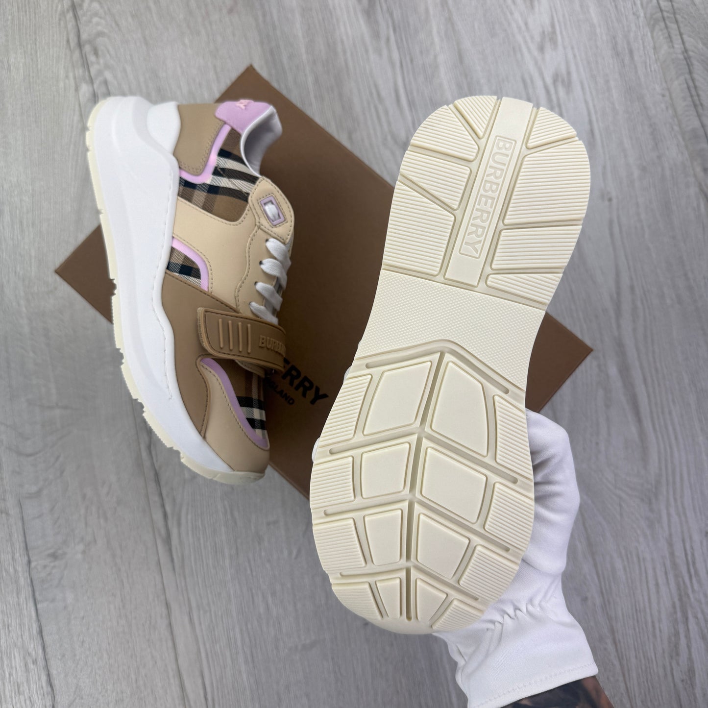 Burberry Women’s Ramsey Check Trainers