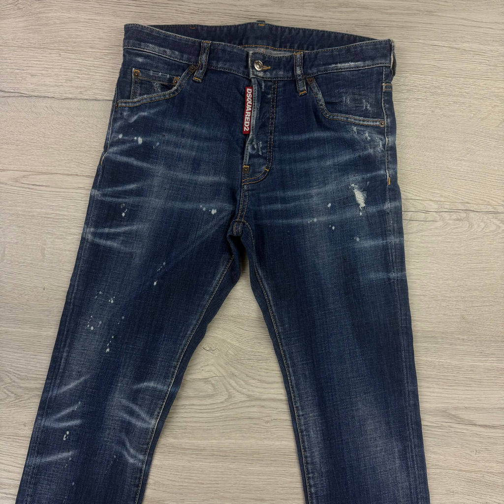 Dsquared2 Men’s Blue Distressed Cool Guy Jeans - 48 (Uk 32)