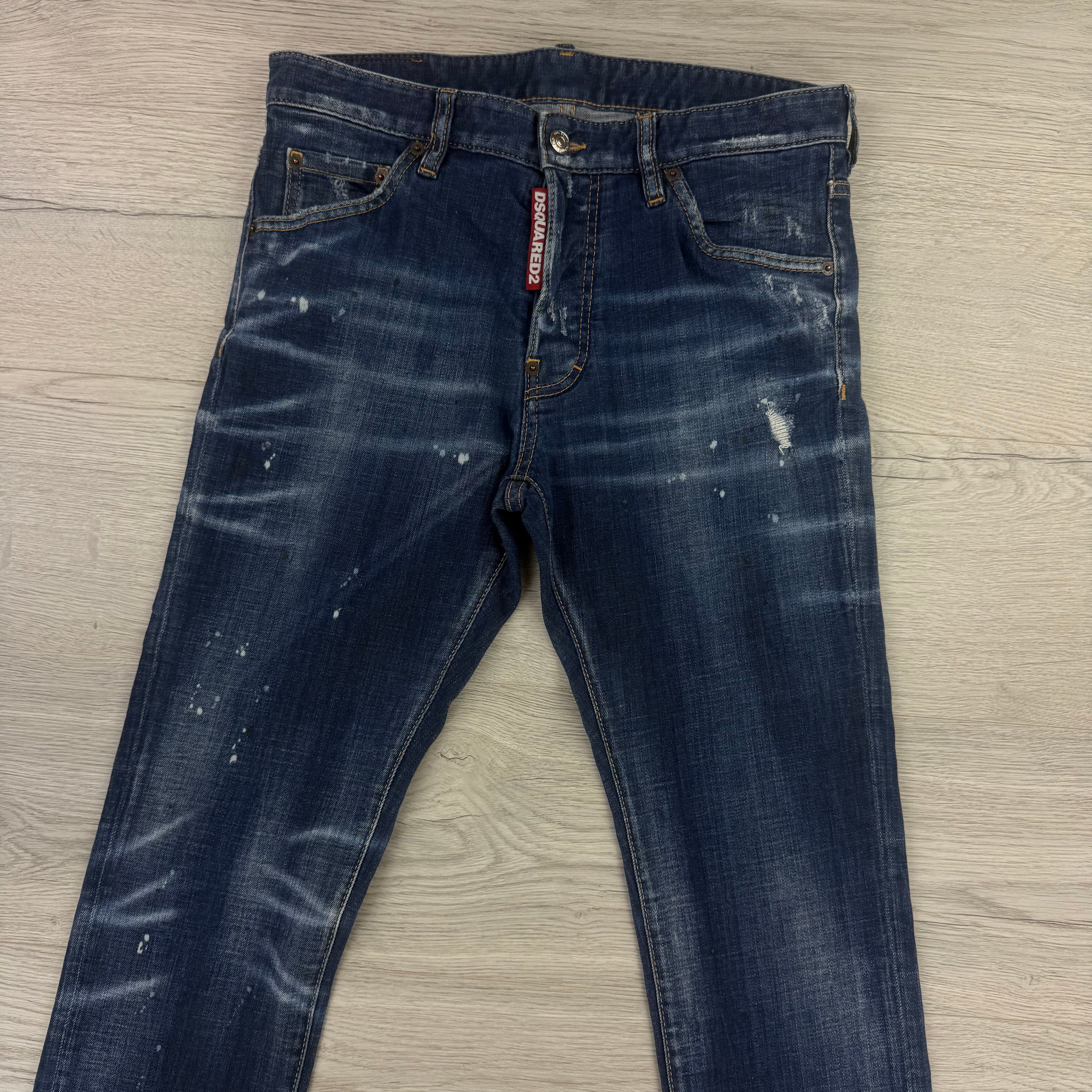 Dsquared2 Men’s Blue Distressed Cool Guy Jeans - 48 (Uk 32)