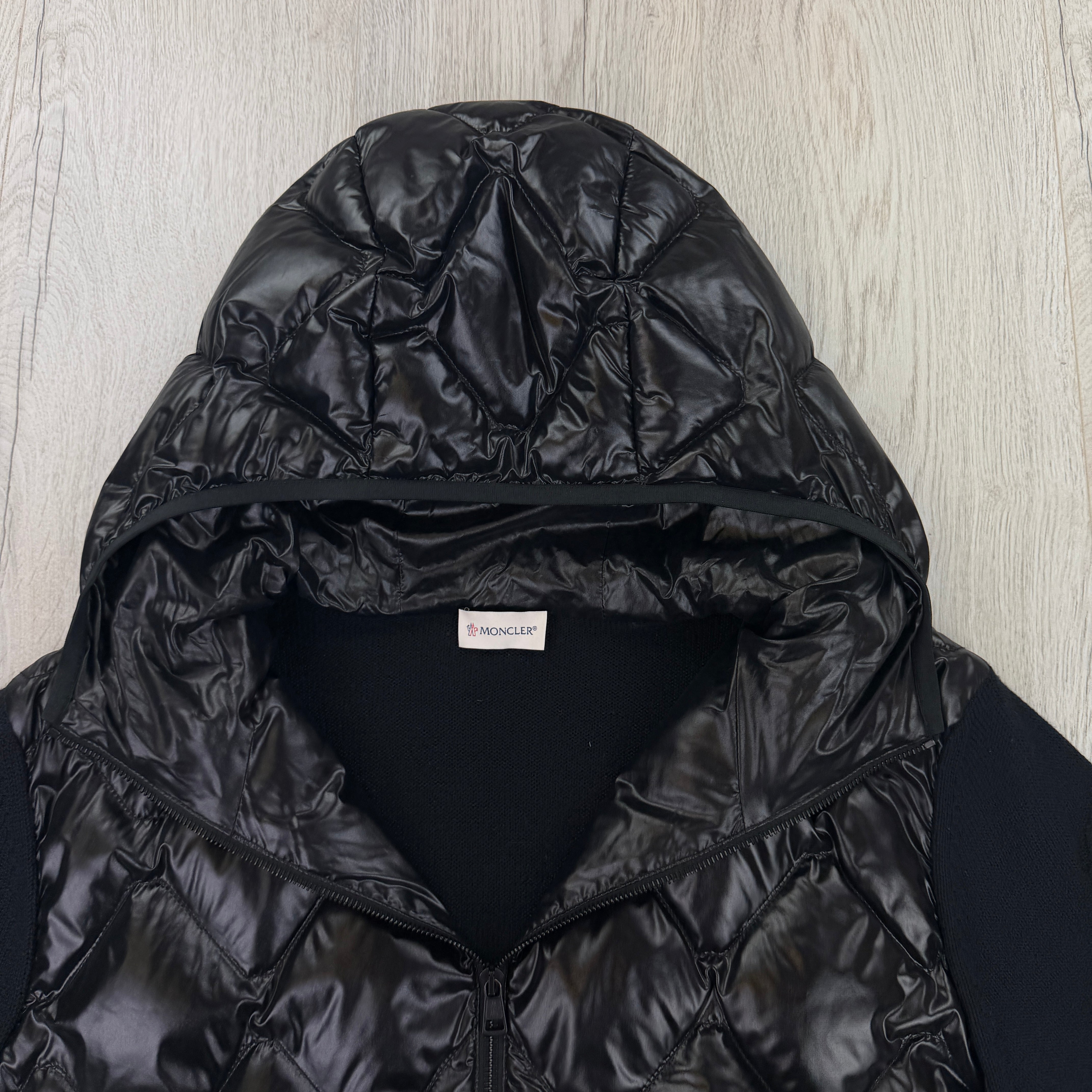 Moncler Men's Black Tricot Cardigan - XL Slim – Trickey.store