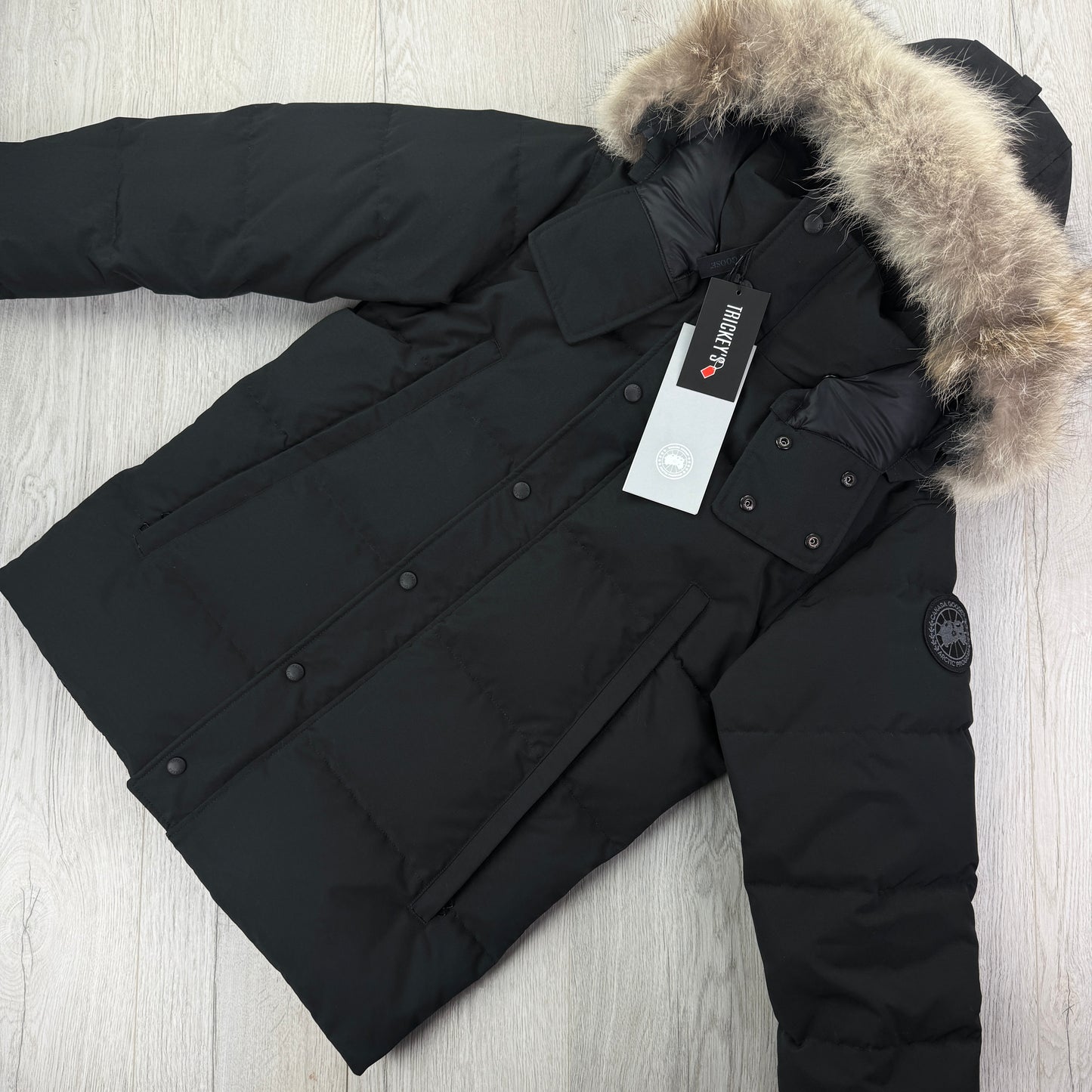 Canada Goose Men’s Black Badge Wyndham Parker Jacket - Medium