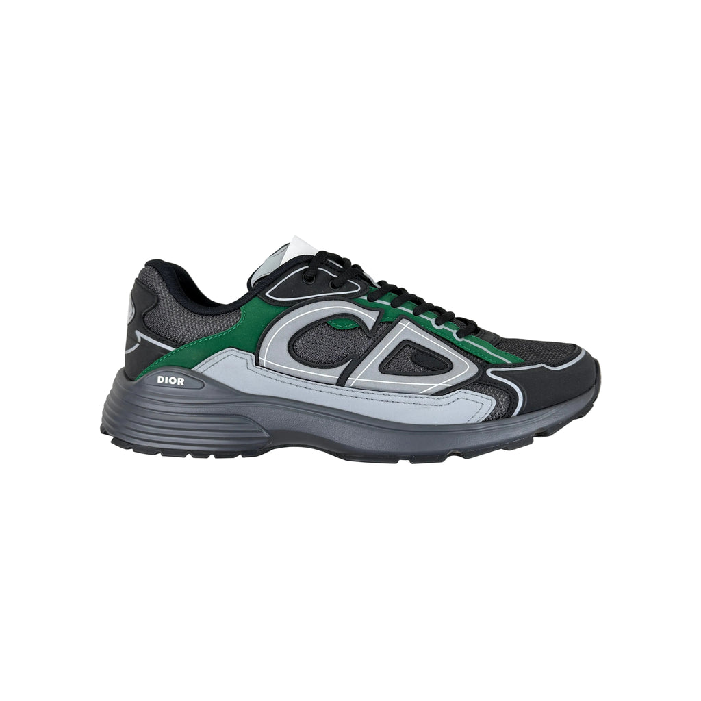 Dior B30 Men’s Black Deep Grey Green Trainers - 42 (Uk 8)