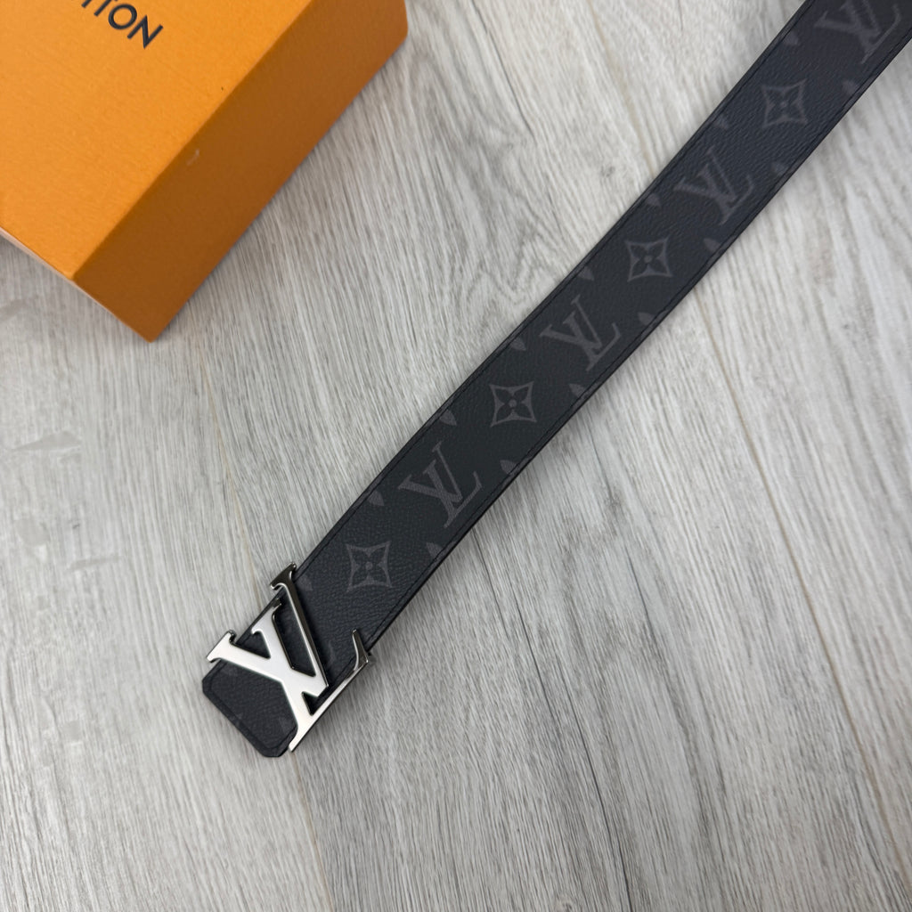 Louis Vuitton Men’s Black Leather Monogram Belt - 110 (34-38)