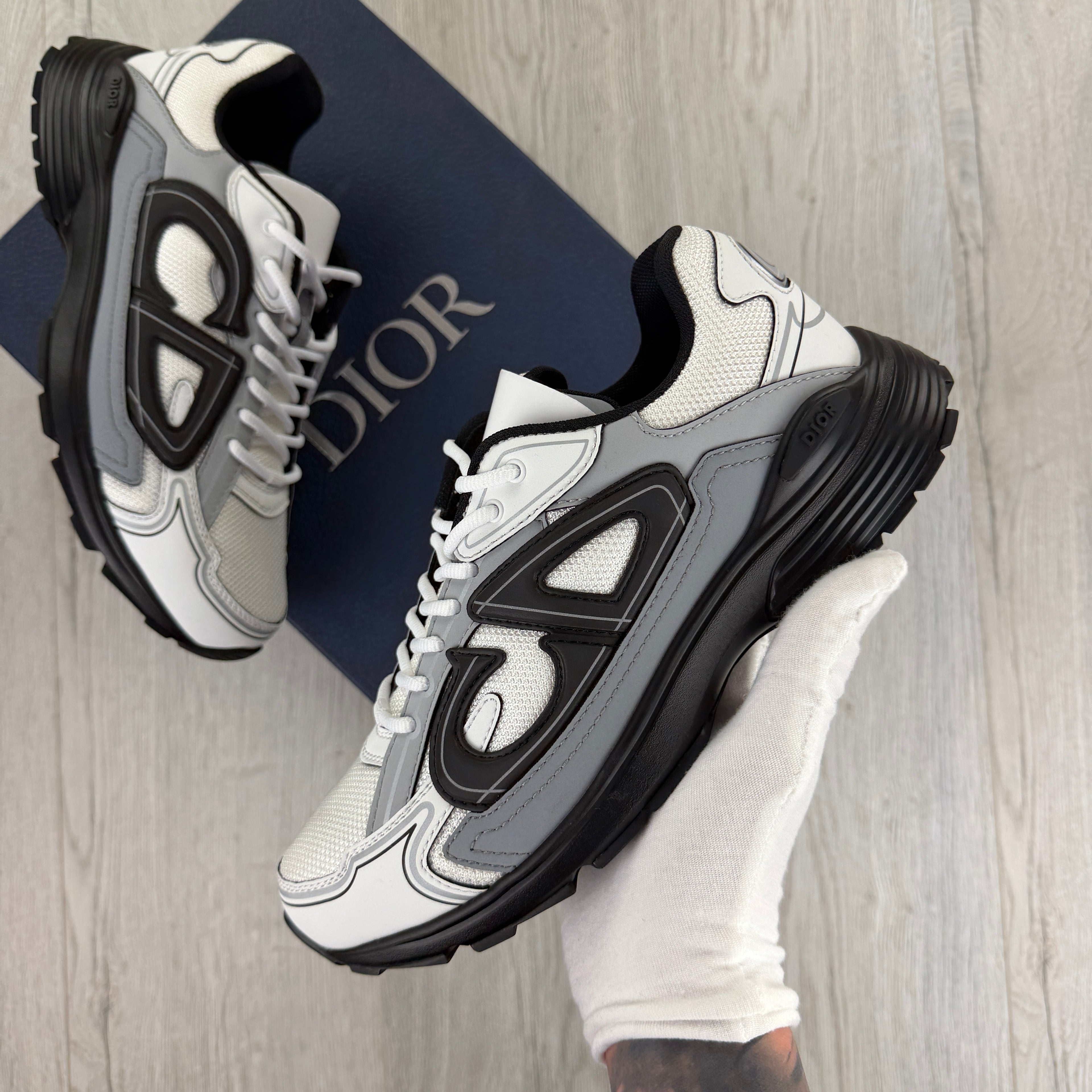 Dior B30 Men’s Grey/White Trainers