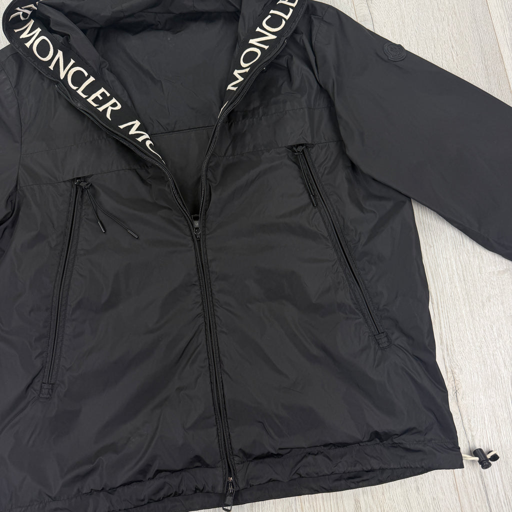 Moncler Massereau Giubbotto Men’s Black Windbreaker Jacket - Size 4