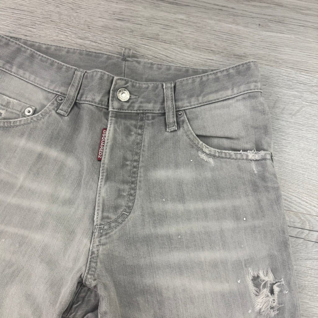 Dsquared2 Men’s Grey Distressed Jeans - 48 (Uk 32)
