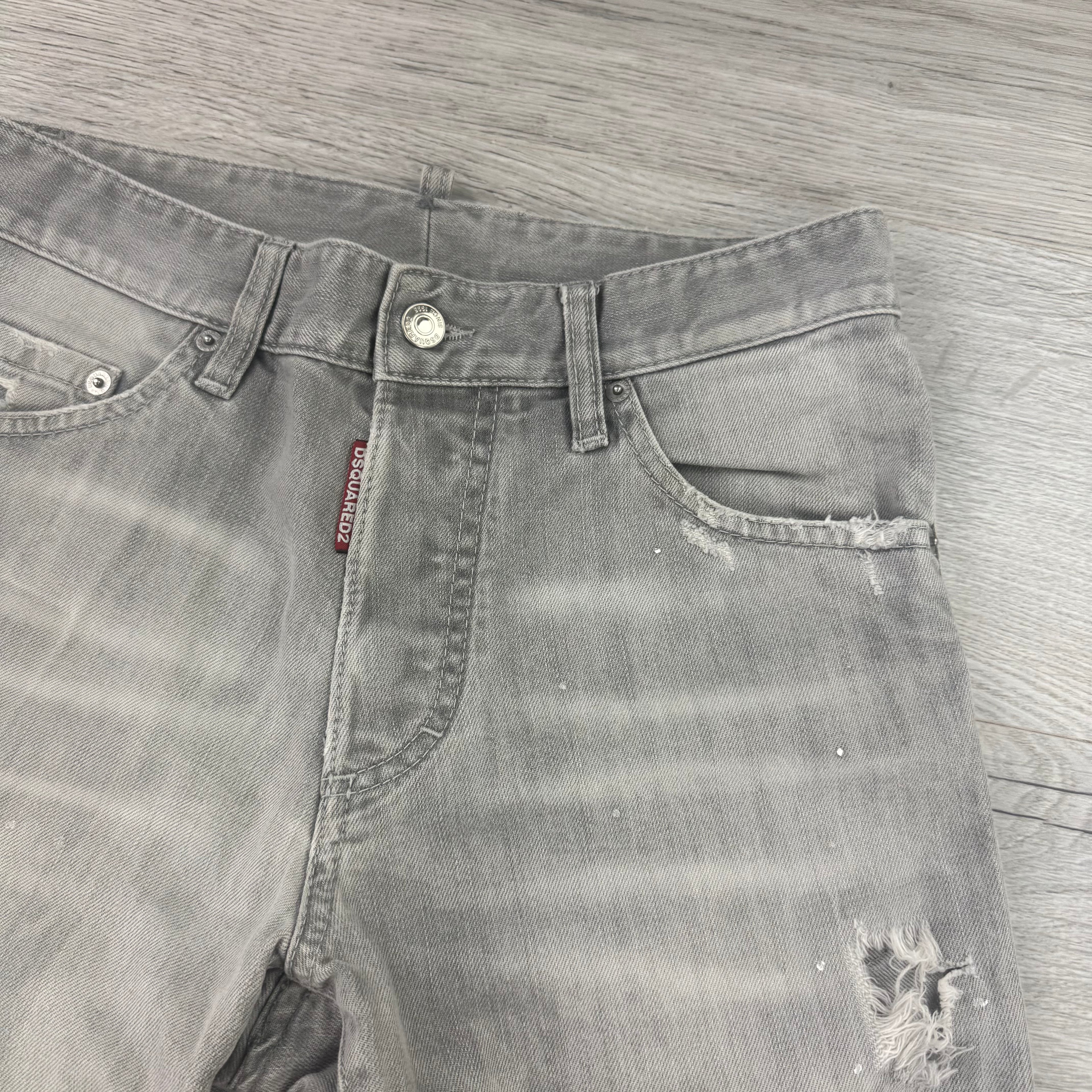 Dsquared2 Men’s Grey Distressed Jeans - 48 (Uk 32)