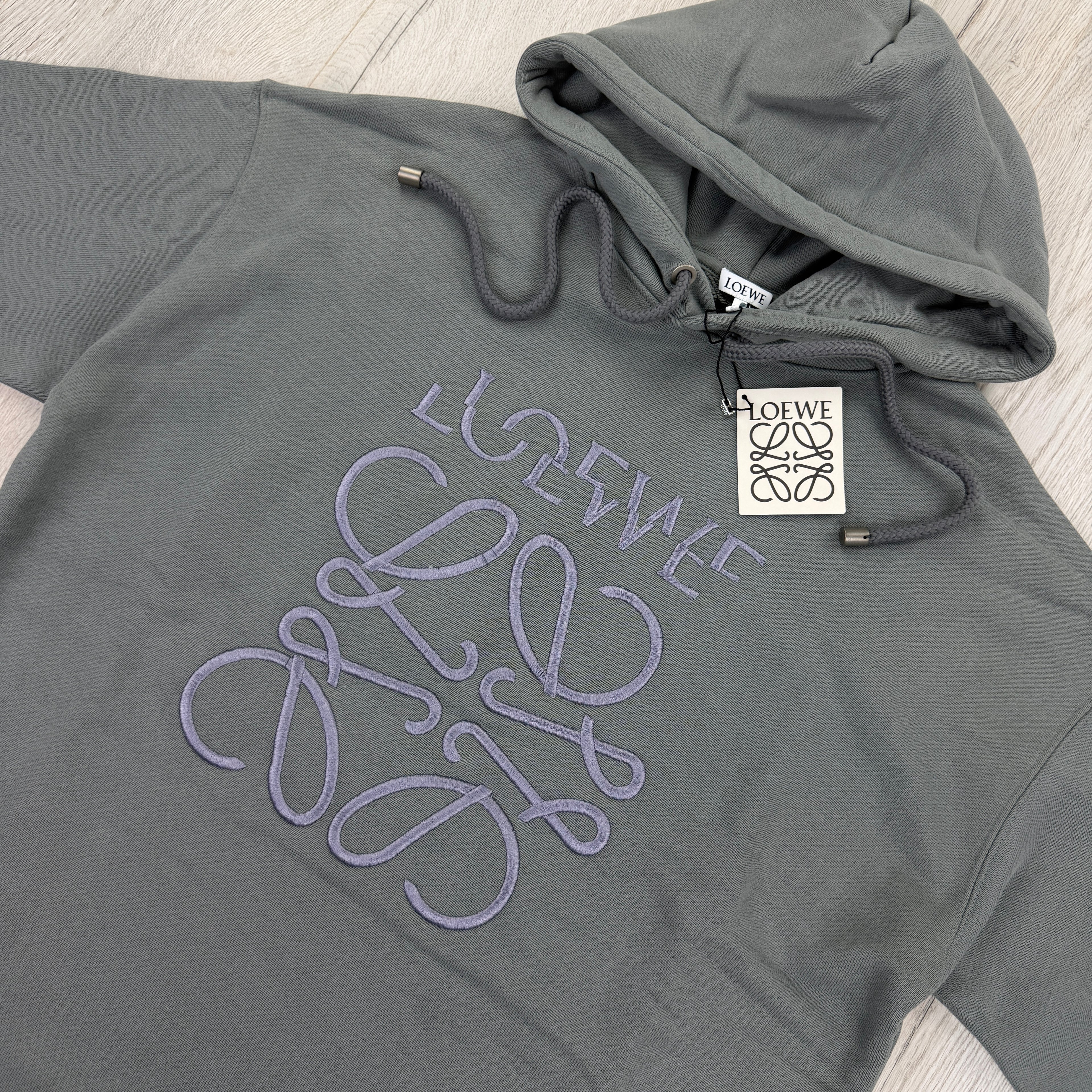 Loewe Men’s Grey Pullover Hoodie