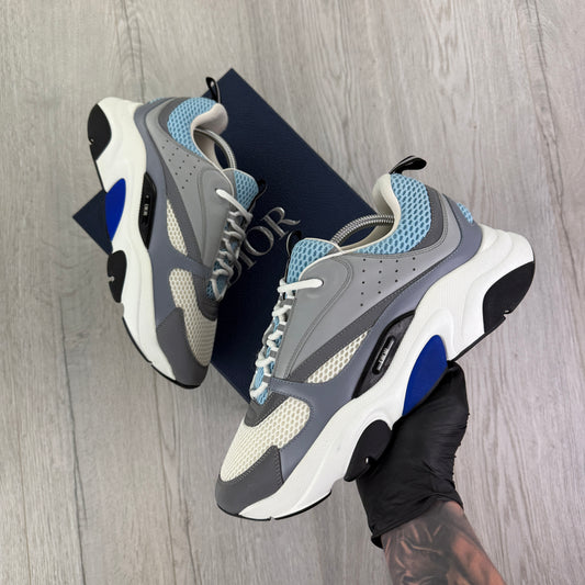 Dior B22 Men’s Baby Blue Runners - 45 (Fit Uk 10/10.5)