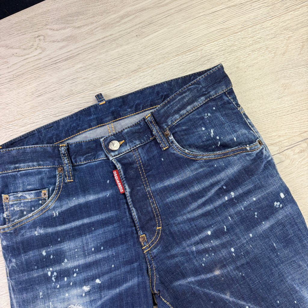 Dsquared2 Men’s Blue Distressed Cool Guy Jeans - 48 (Uk 32)