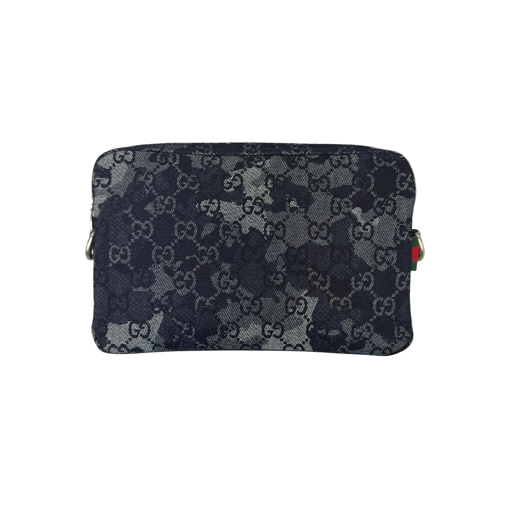 Gucci Men’s Blue Camo GG Monogram Small Side Big