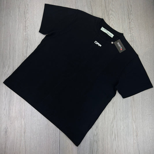Off White Men’s Black Oversized T-shirt
