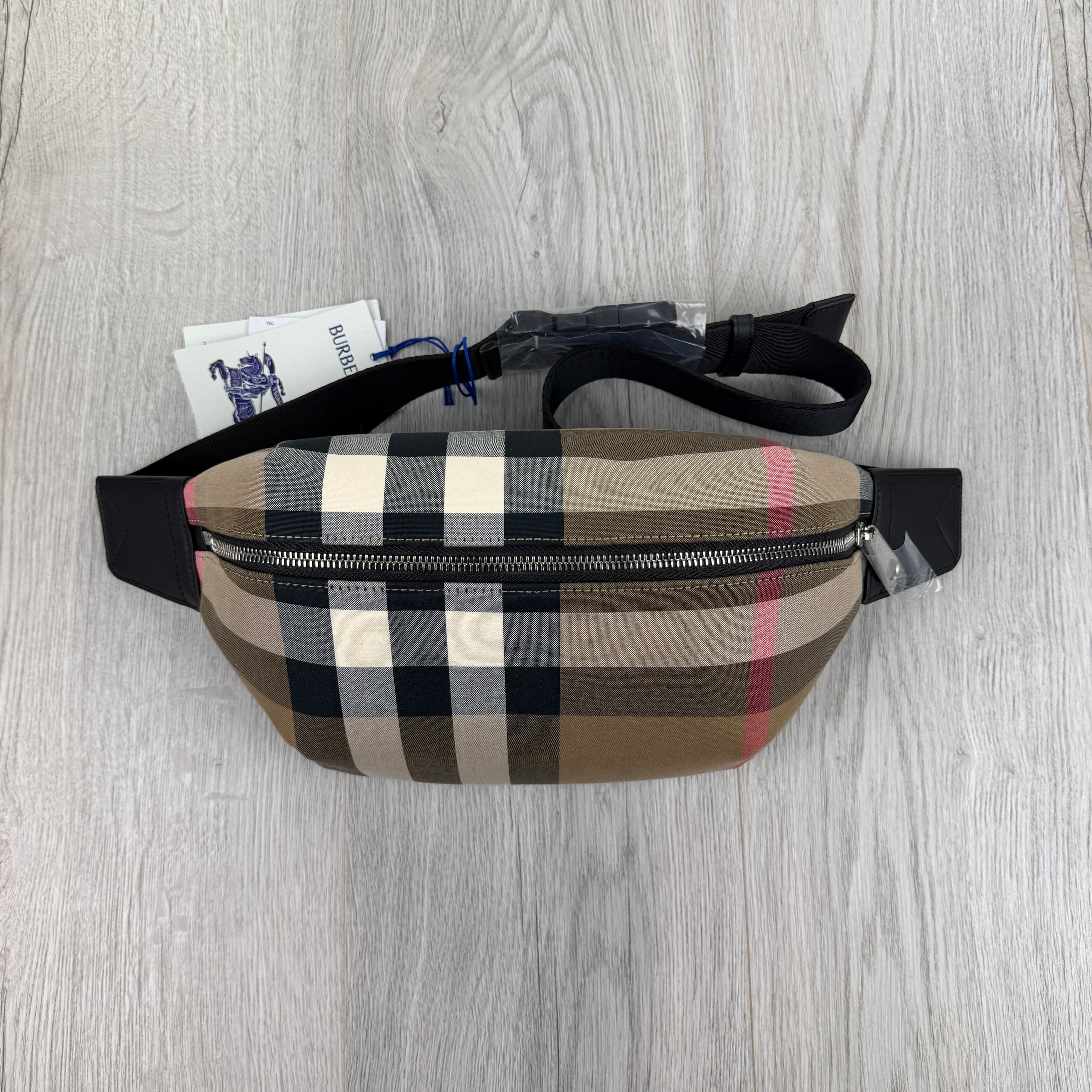 Burberry Men’s Beige Side / Belt Bag