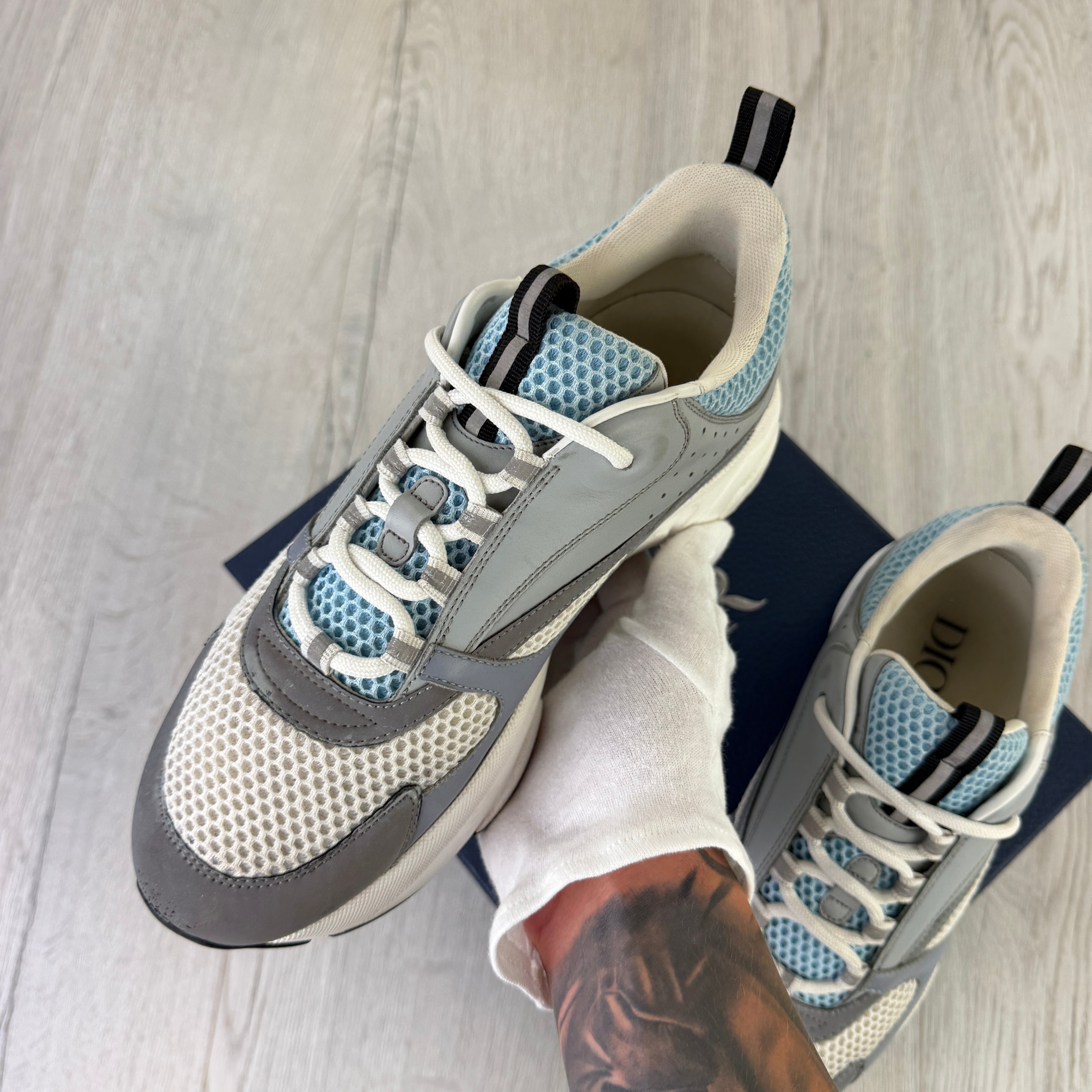 Dior B22 Men’s Baby Blue Runners - 42 (Fit Uk 7.5)