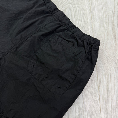 Stone Island Men’s Black Metal Nylon Swim Shorts
