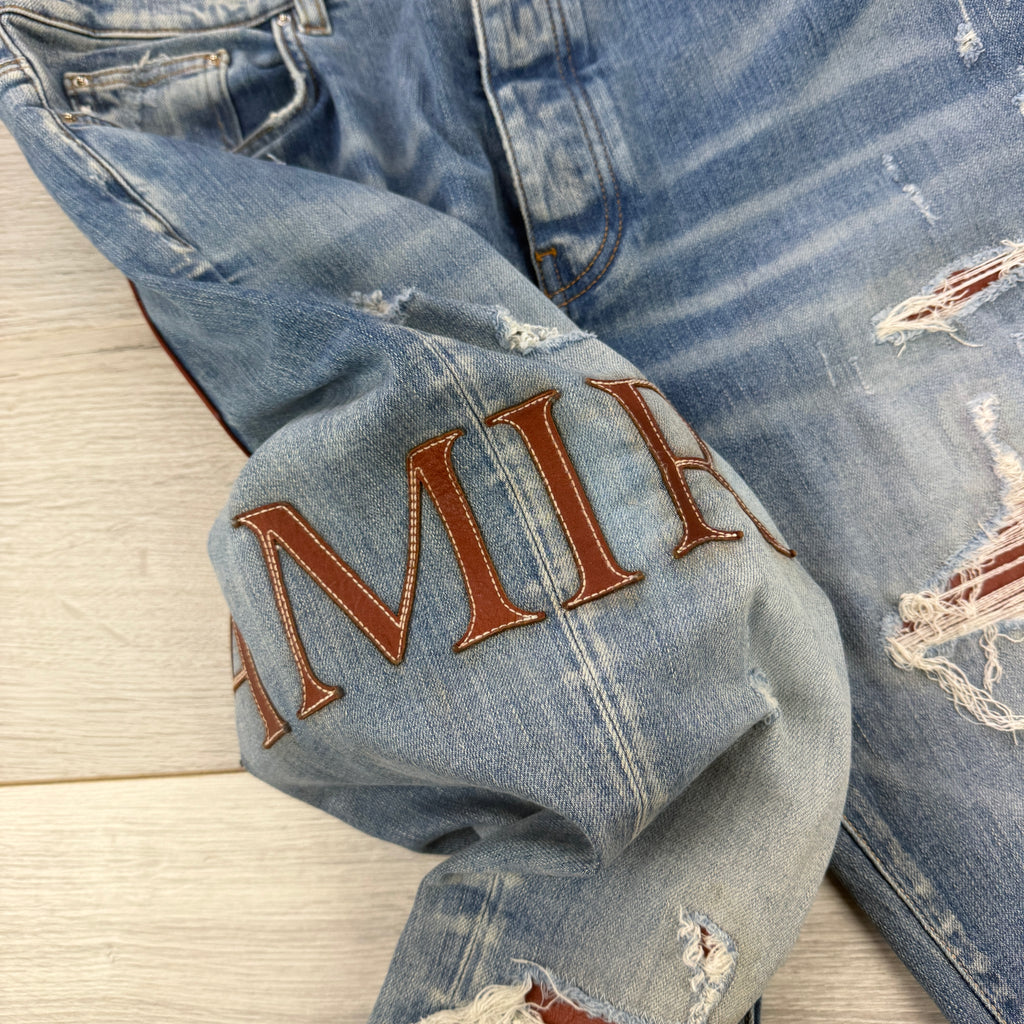 Amiri Men’s Blue Denim MX1 Jeans - Uk 38