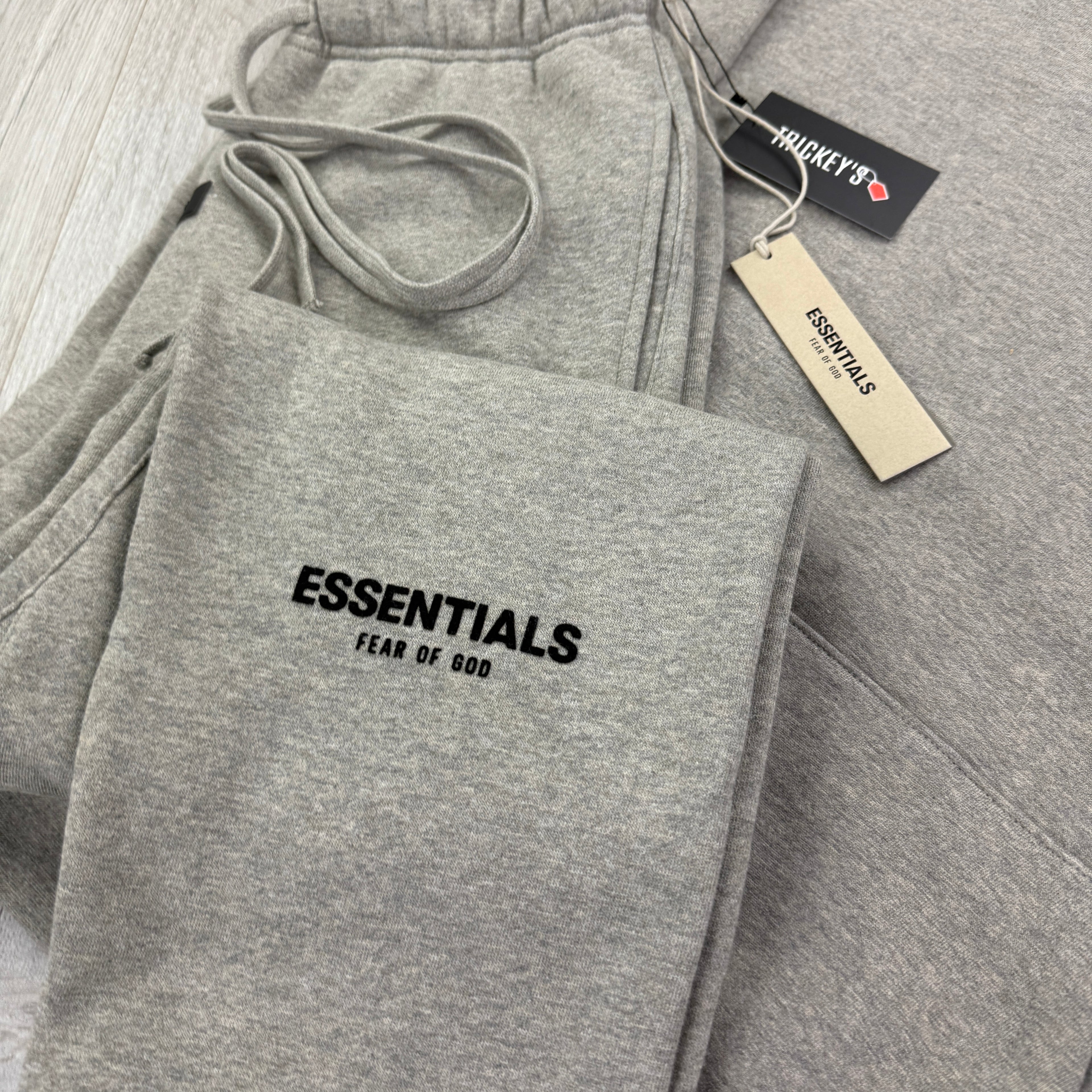 Fear of God Essentials ‘Dark Oatmeal' Full Tracksuit