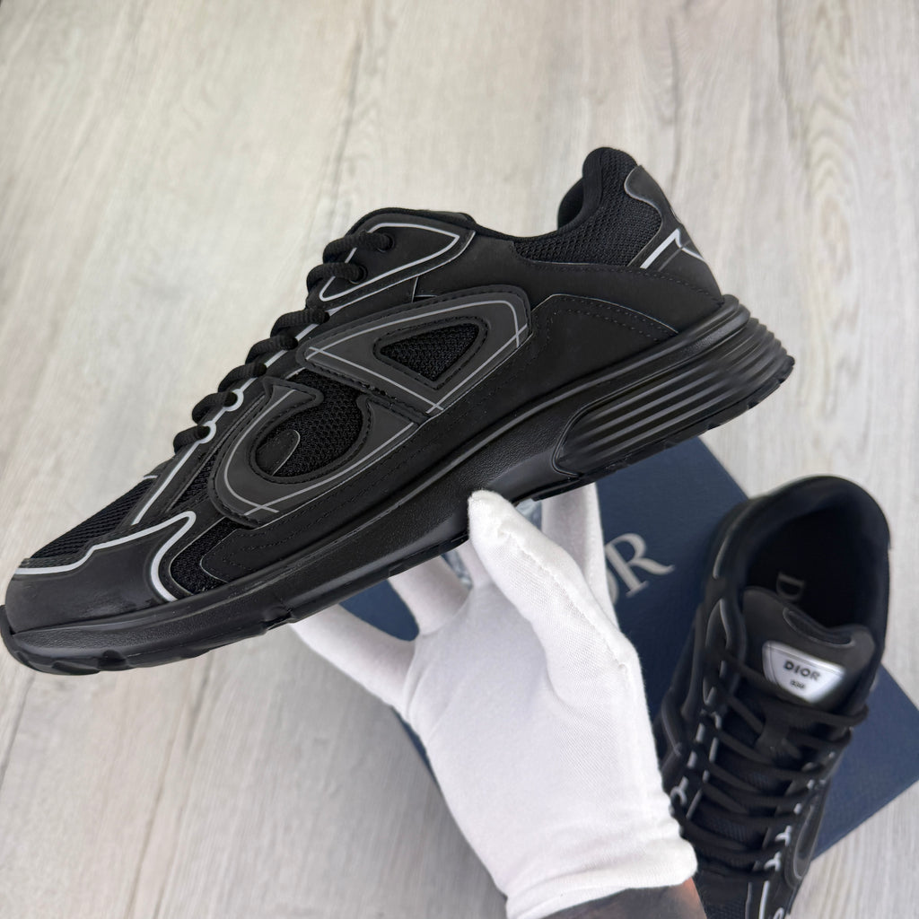 Dior B30 Men’s Triple Black Trainers - 42 (Fit Uk 8)