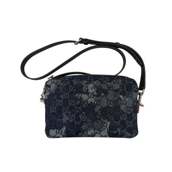 Gucci Men’s Blue Camo GG Monogram Small Side Big