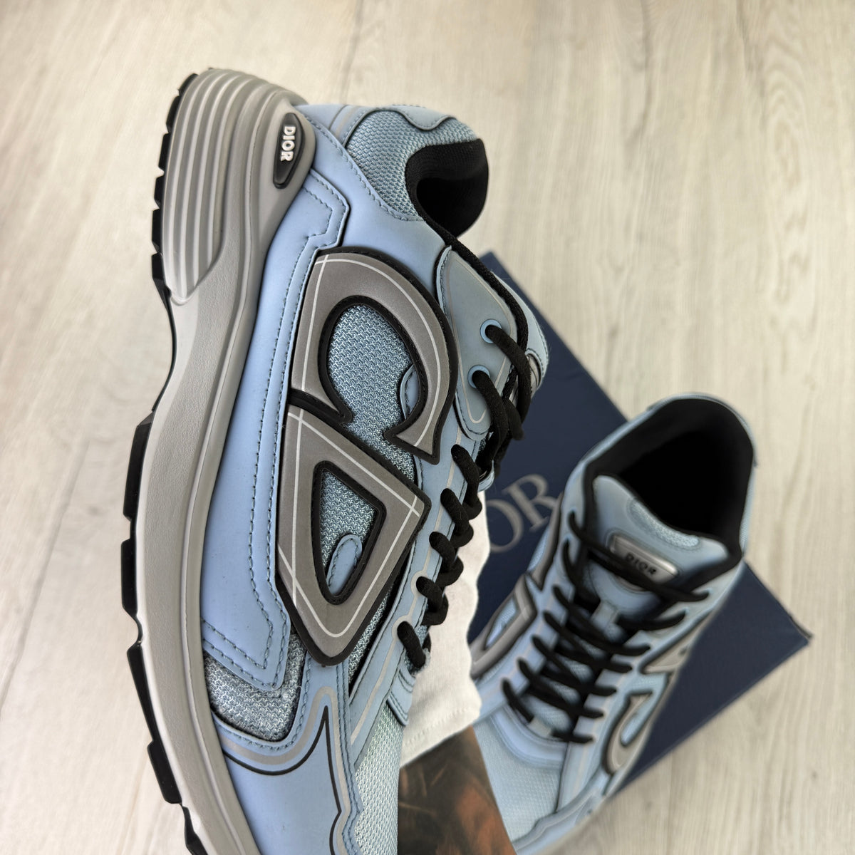 Dior B30 Men’s Baby Blue Runners - 44 (Uk 10)