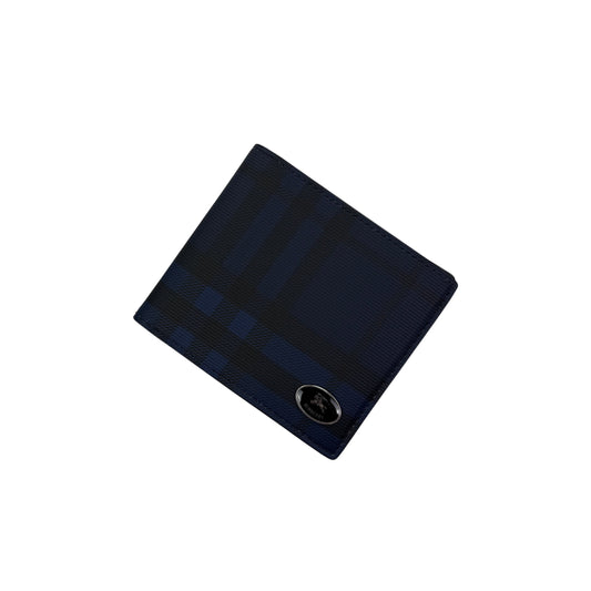 Burberry Men’s Exaggerated Check Bifold Wallet