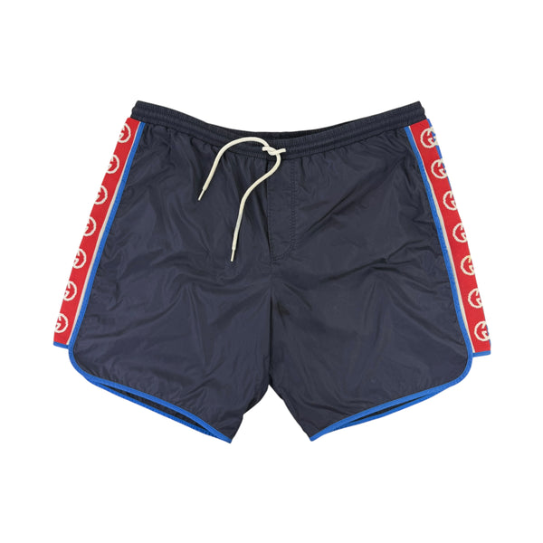 Gucci Men’s Blue Swim Shorts - 50 (Fit Large)