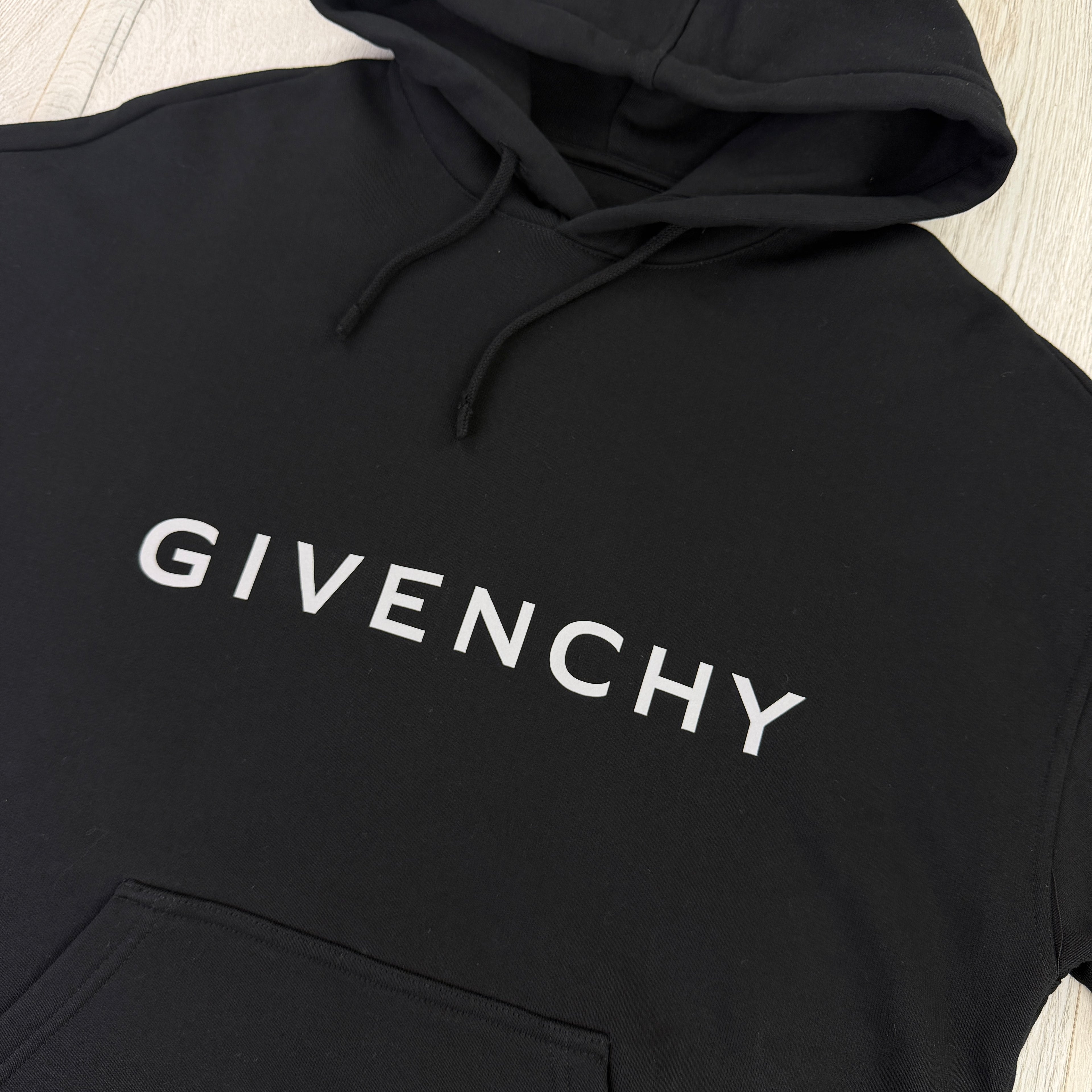 Givenchy Men’s Black Pullover Hoodie - Small (Fit Medium)