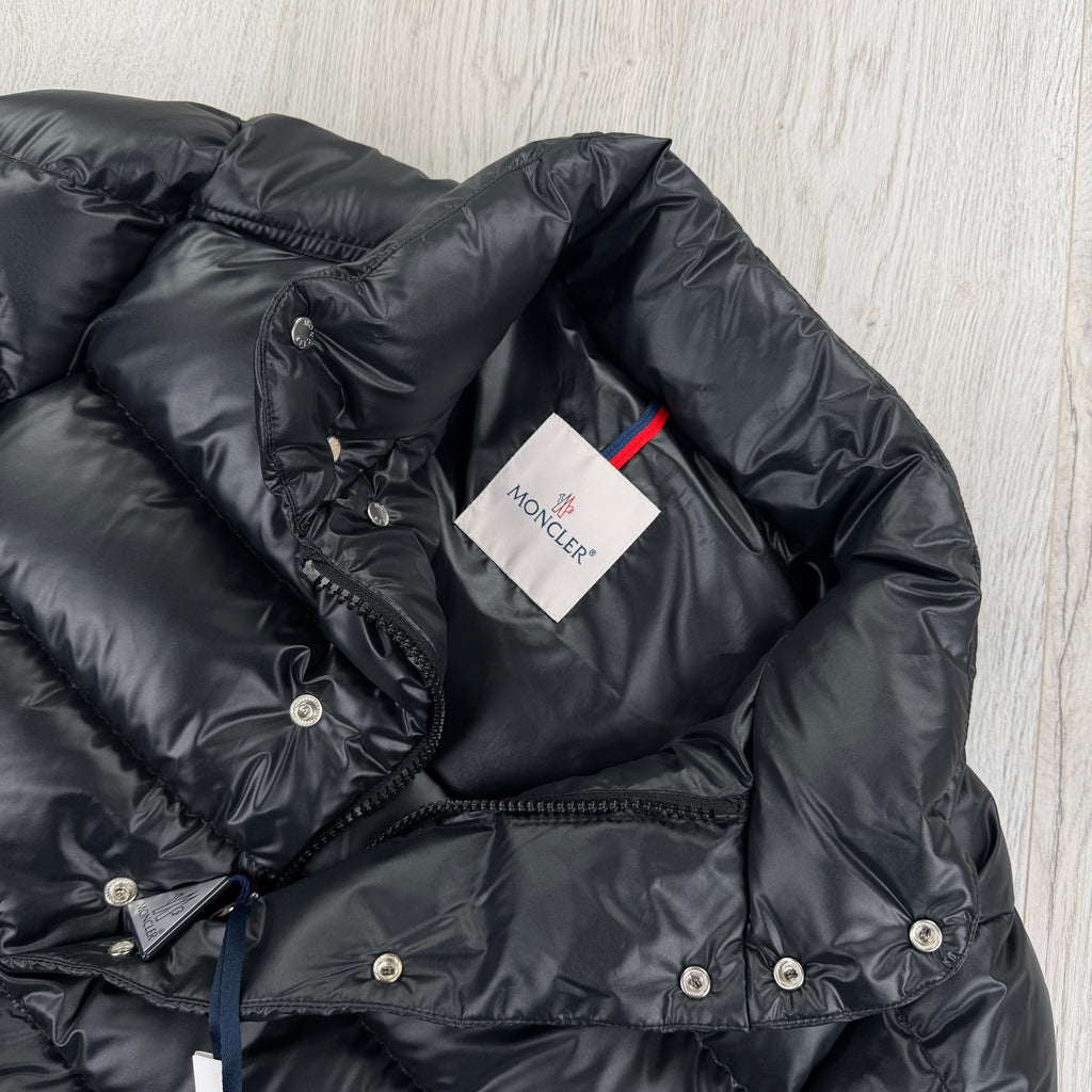 Moncler Men’s Lule Black Zip-up Down Jacket