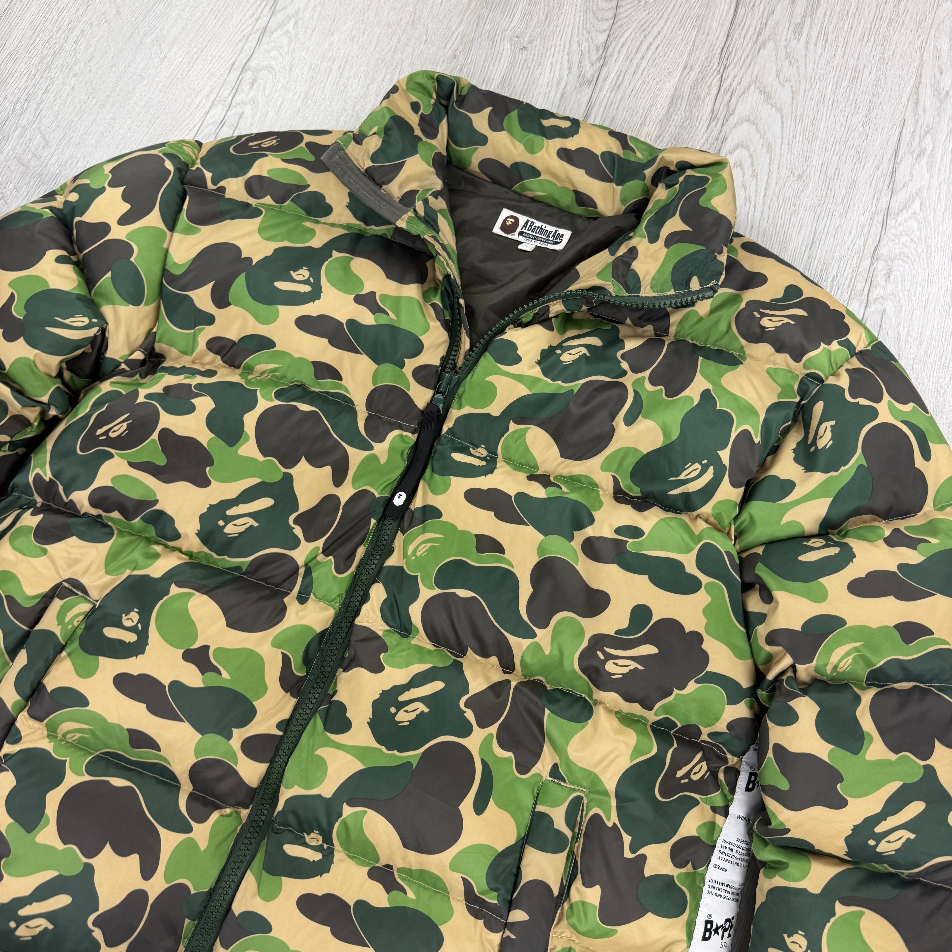BAPE 1st Camo Down Jacket / Puffer Large