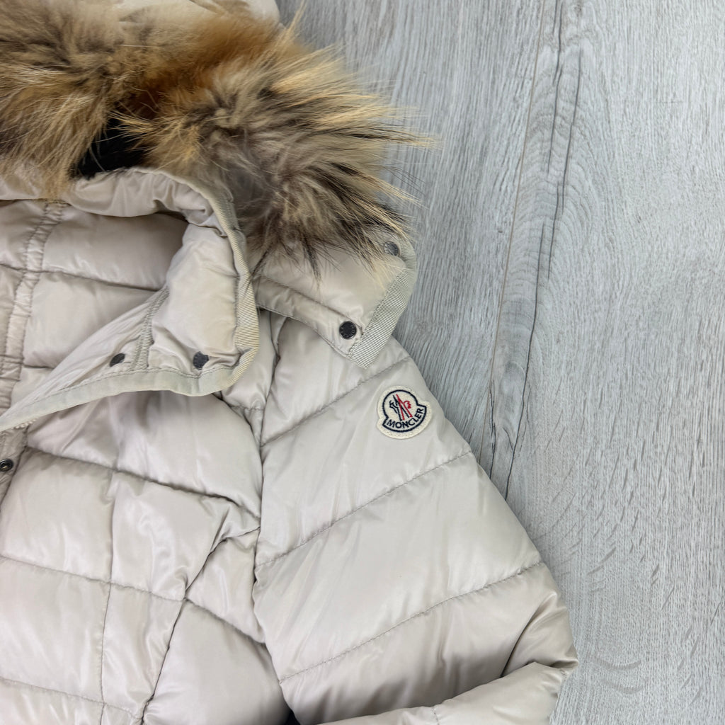 Moncler Women’s Cream / Beige BadyF Down Jacket - Size 3 (Medium)