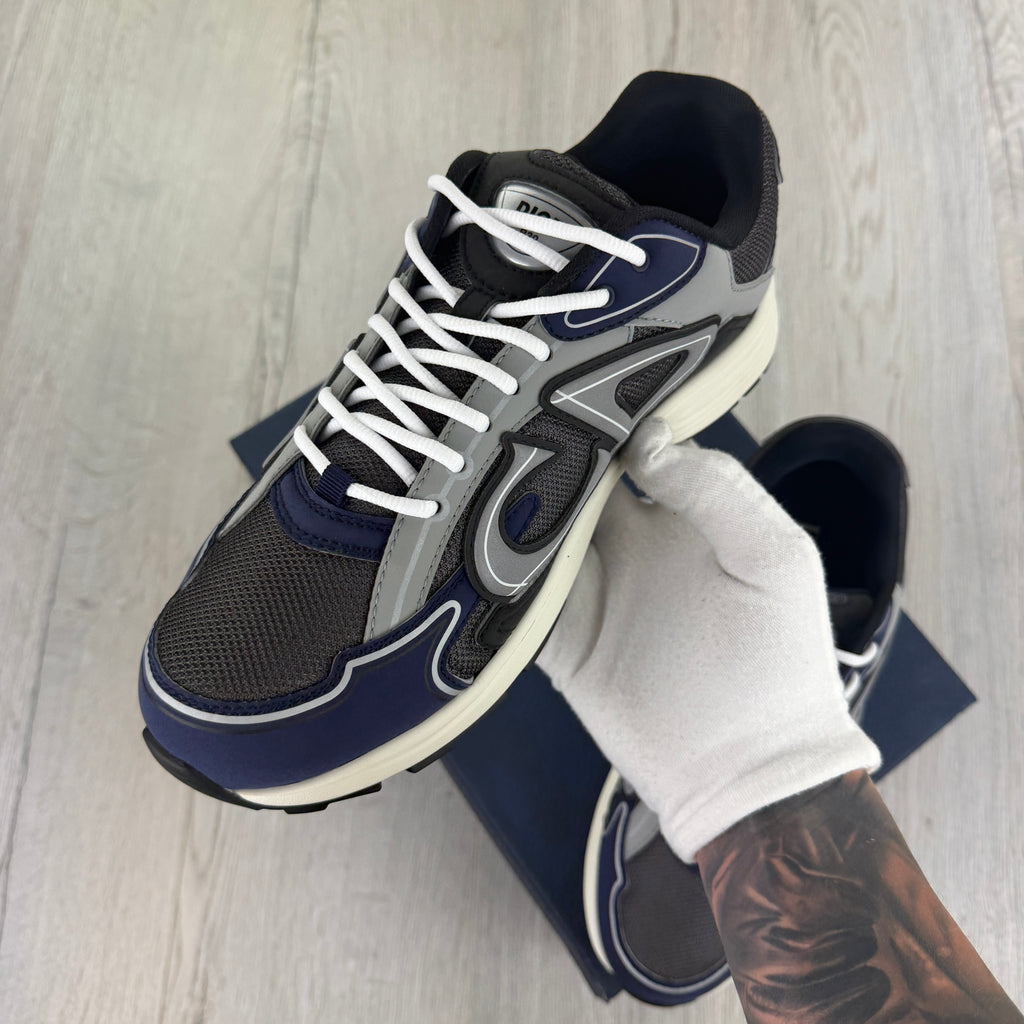 Dior B30 Men’s Navy CD Trainers - 44 (Uk 10)