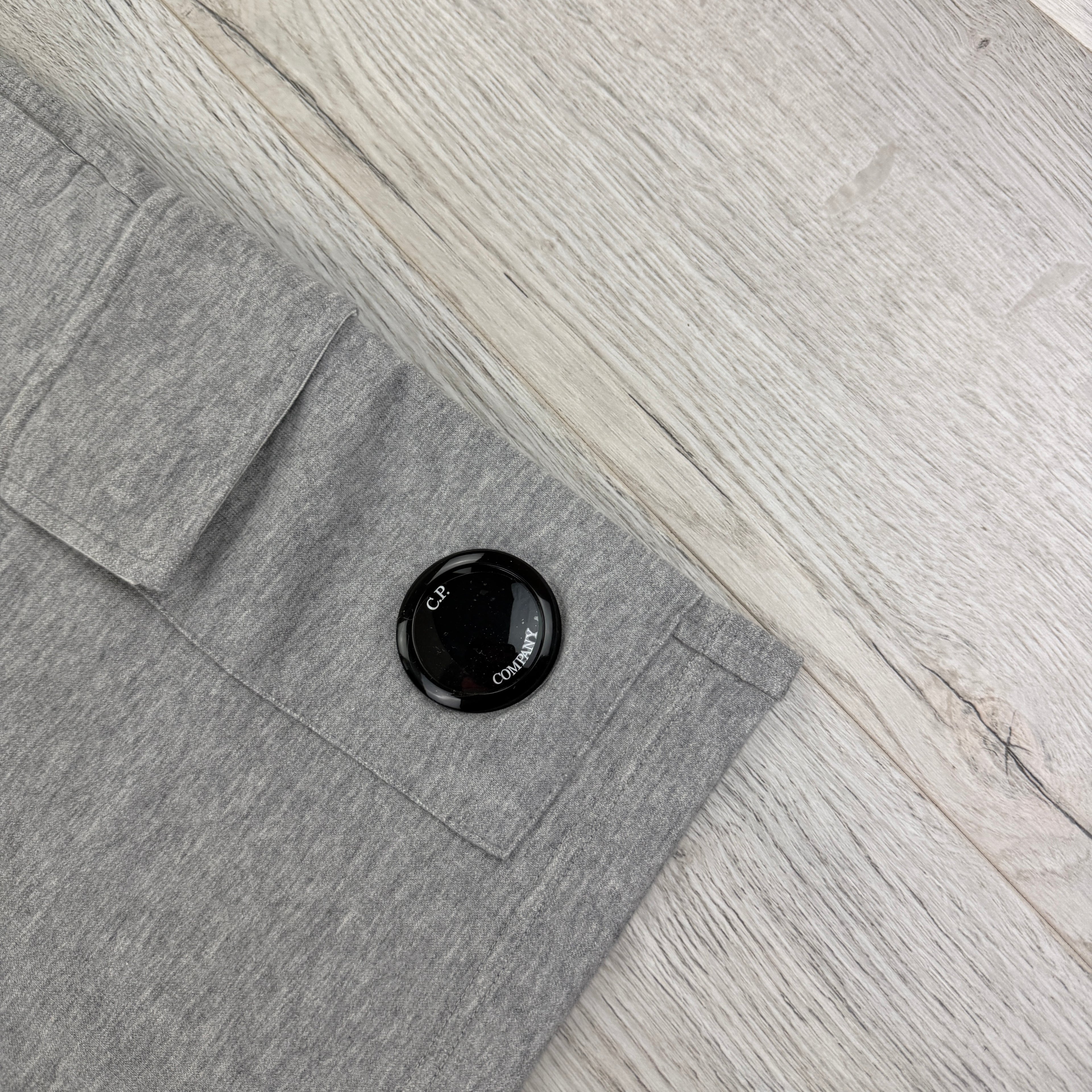 Cp Company Men’s Grey Shorts & Black T-shirt Set