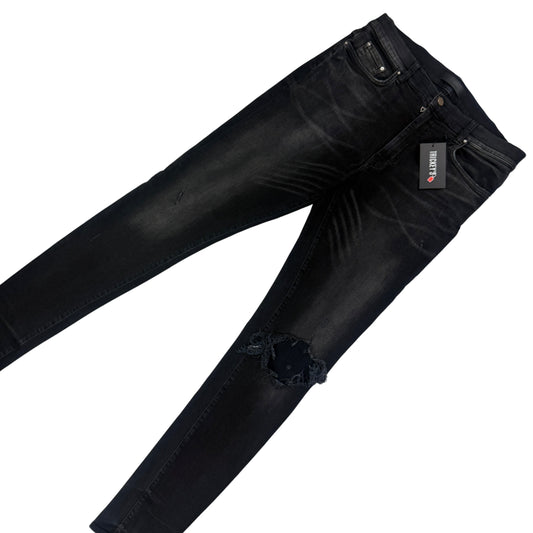 Amiri Men’s Black Ripped Jeans - Uk 33