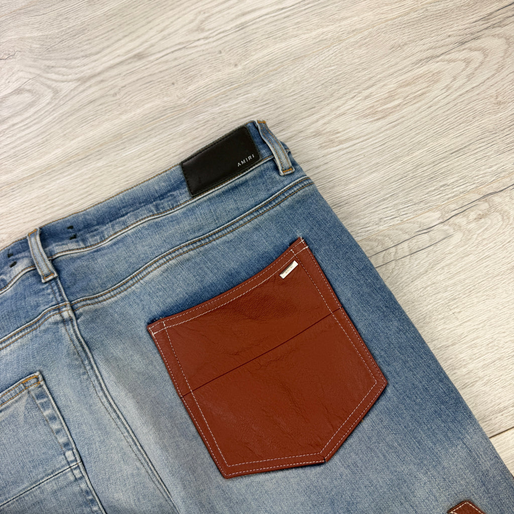 Amiri Men’s Blue Denim MX1 Jeans - Uk 38