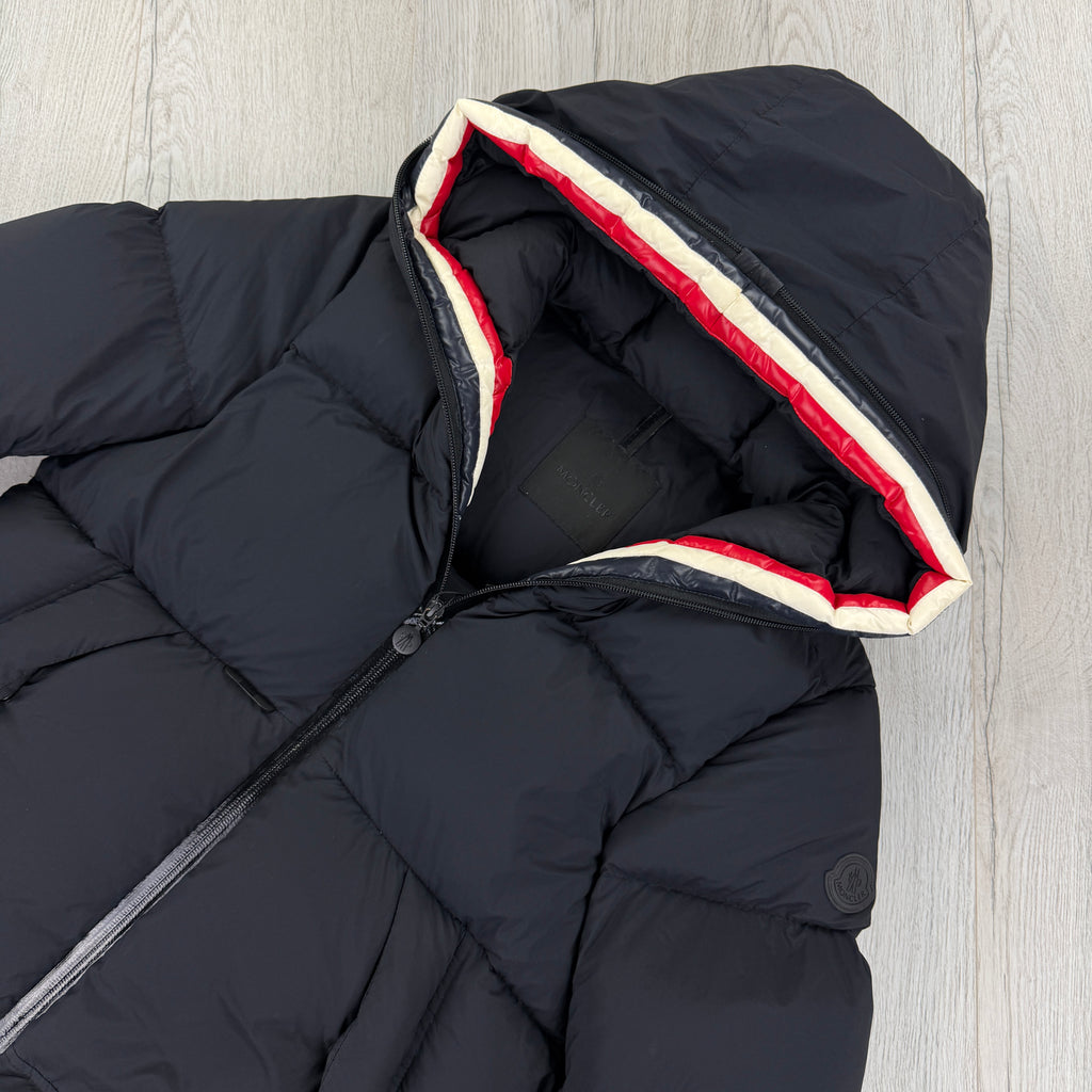 Moncler Men’s Black Champsaur Jacket Black Badge - Size 0