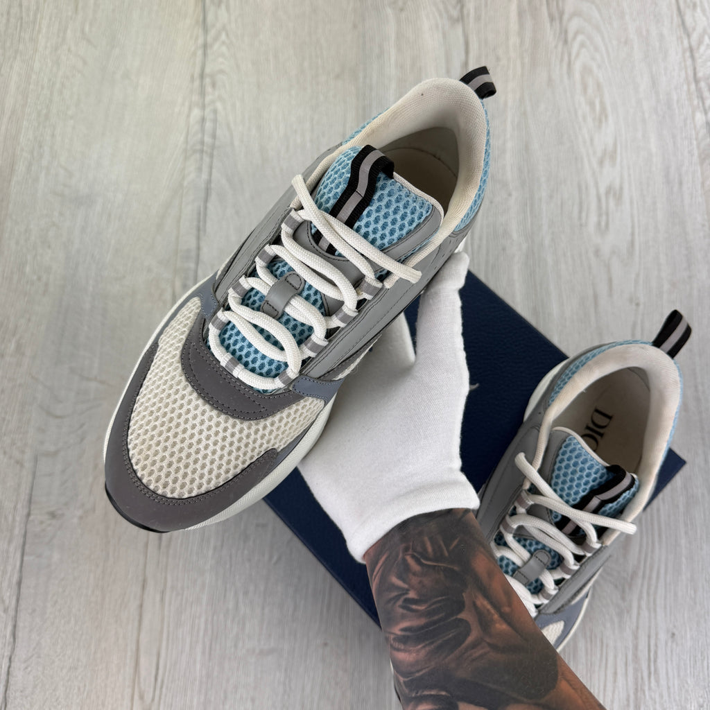Dior B22 Men’s Baby Blue Runners - 43 (Fit Uk 8.5)