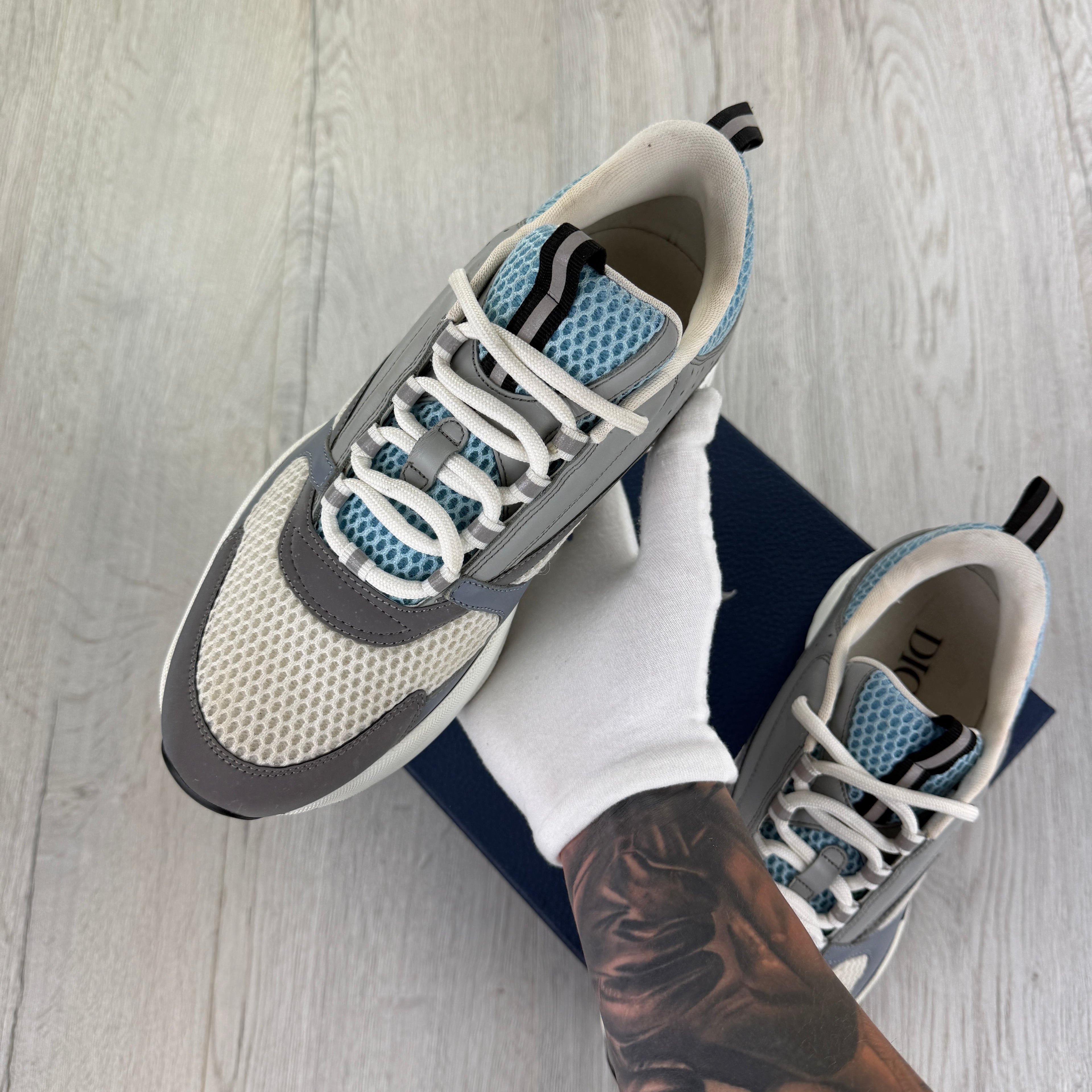 Dior B22 Men’s Baby Blue Runners - 43 (Fit Uk 8.5)