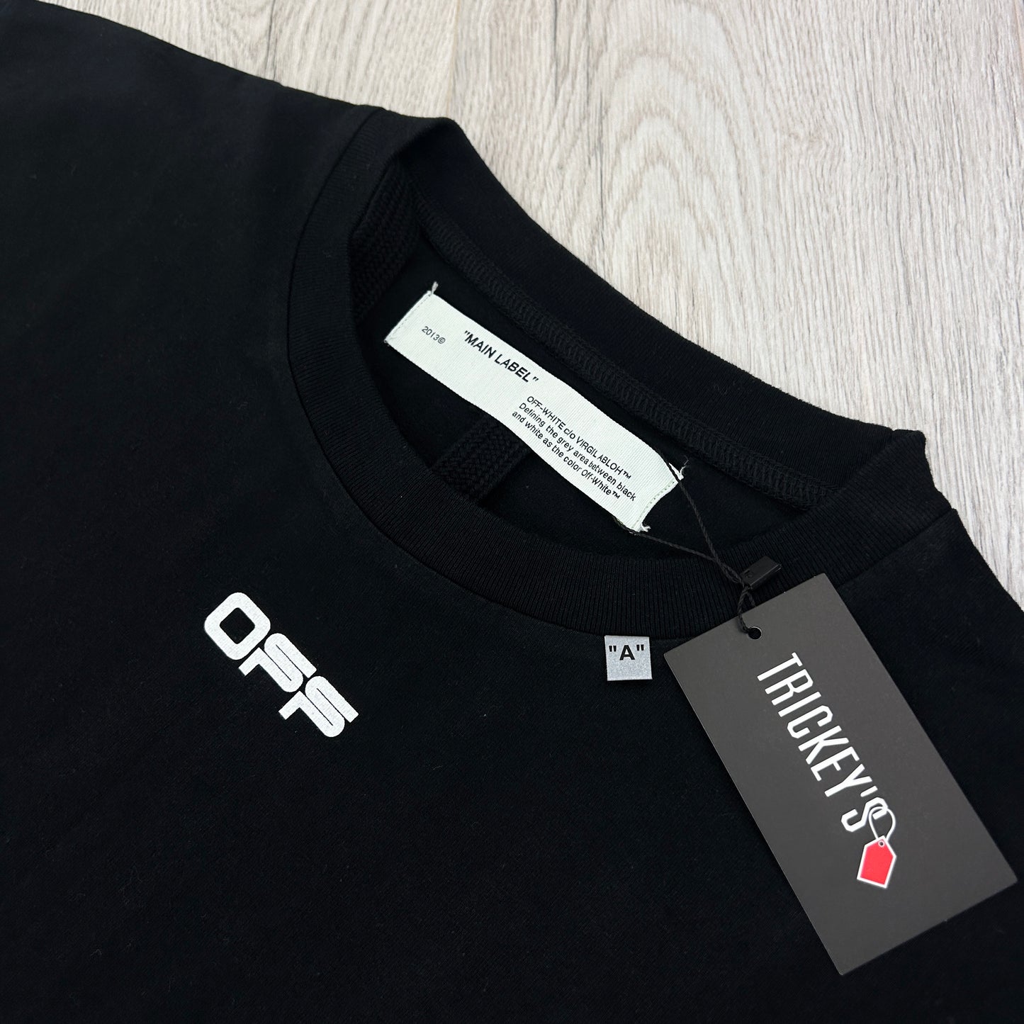 Off White Men’s Black Oversized T-shirt
