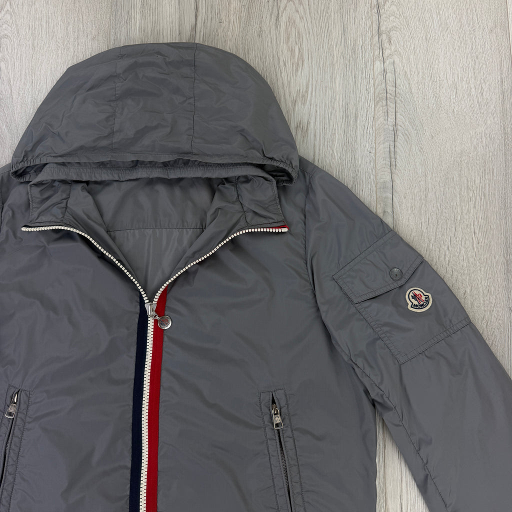 Moncler Keralle Men’s Grey Zip-up Windbreaker Jacket - Size 5
