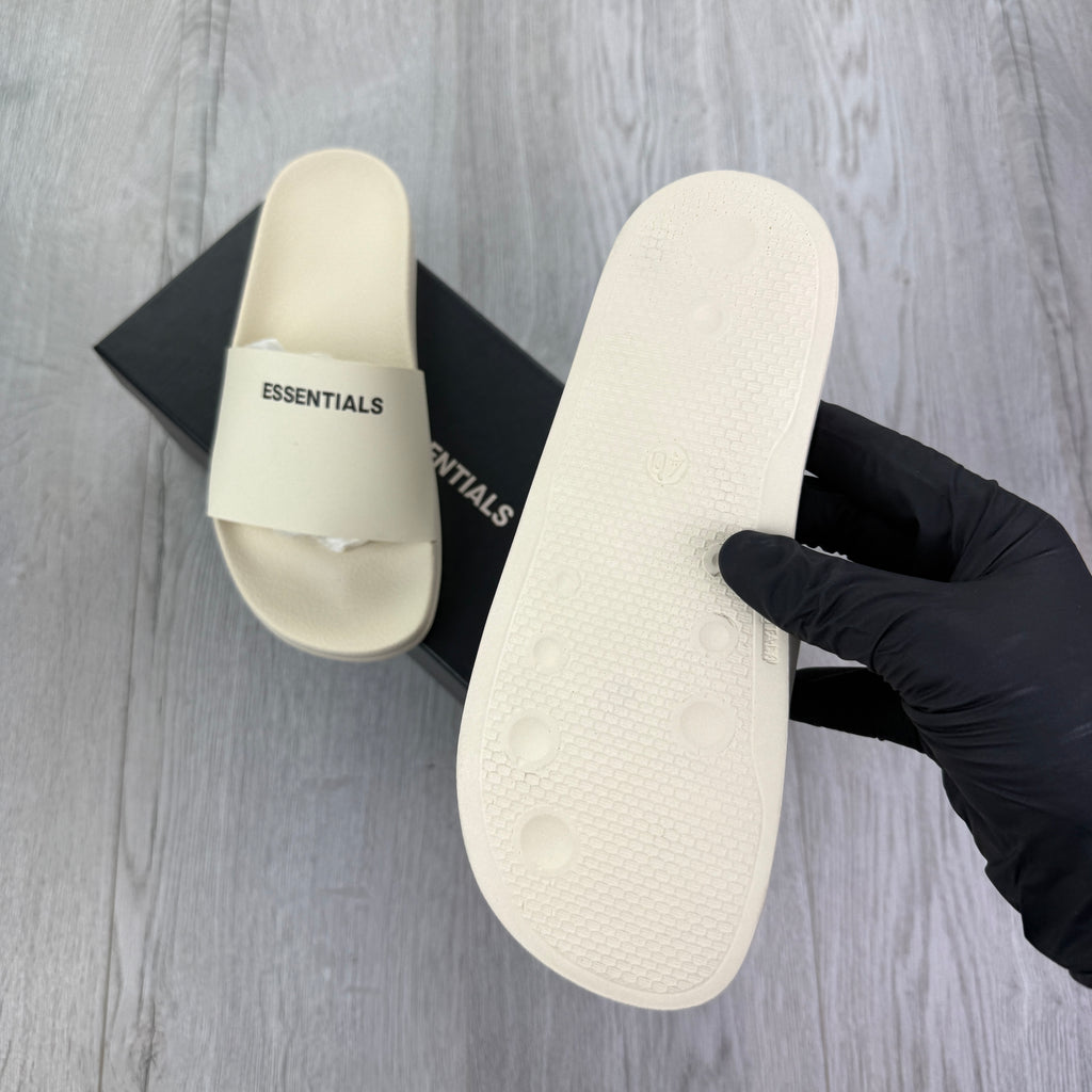 Essentials Men’s Beige Sliders