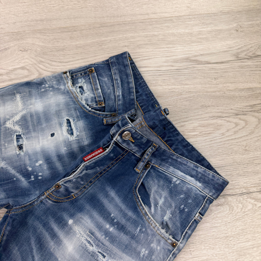 Dsquared2 Men’s Blue Distressed Cool Guy Jeans - 46 (Uk 30)