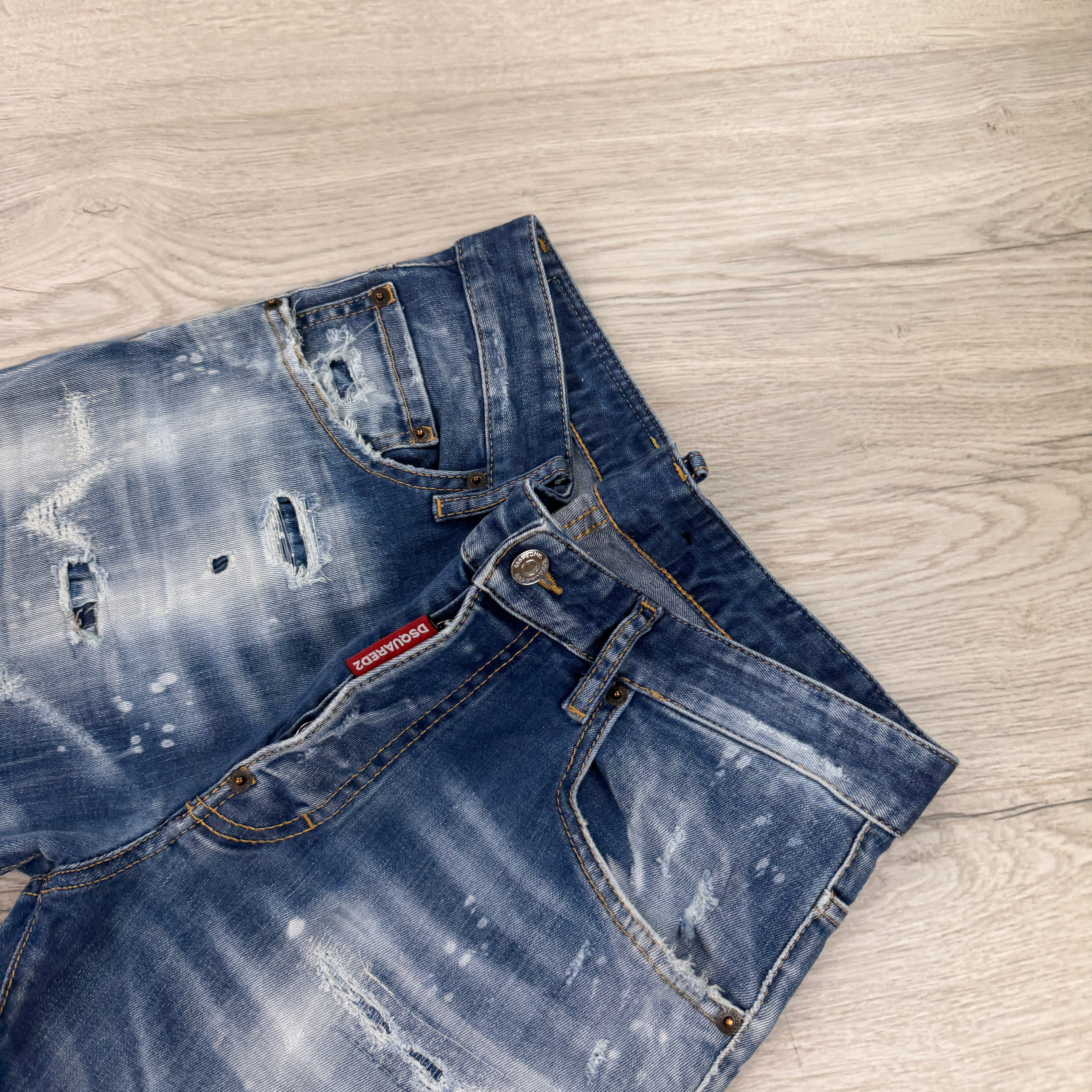 Dsquared2 Men’s Blue Distressed Cool Guy Jeans - 46 (Uk 30)