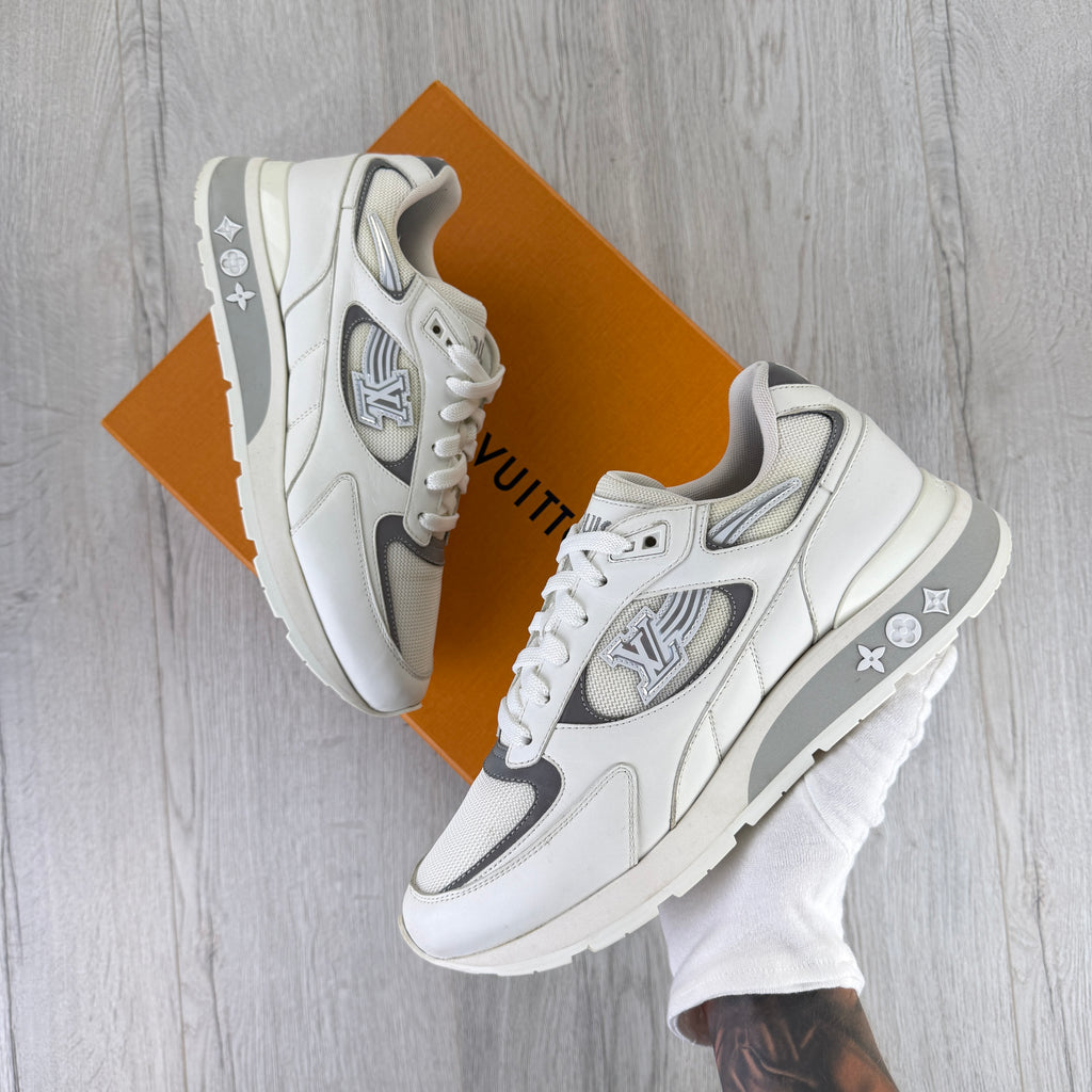 Louis Vuitton Men’s White Run Away Trainers - Uk 8 (Fit Uk 8.5)
