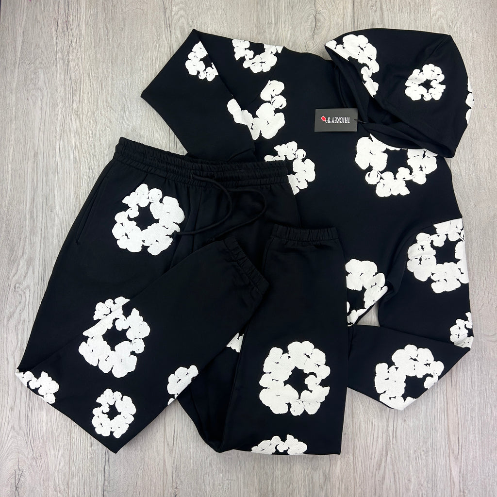 Denim Tears Black & White Full Tracksuit