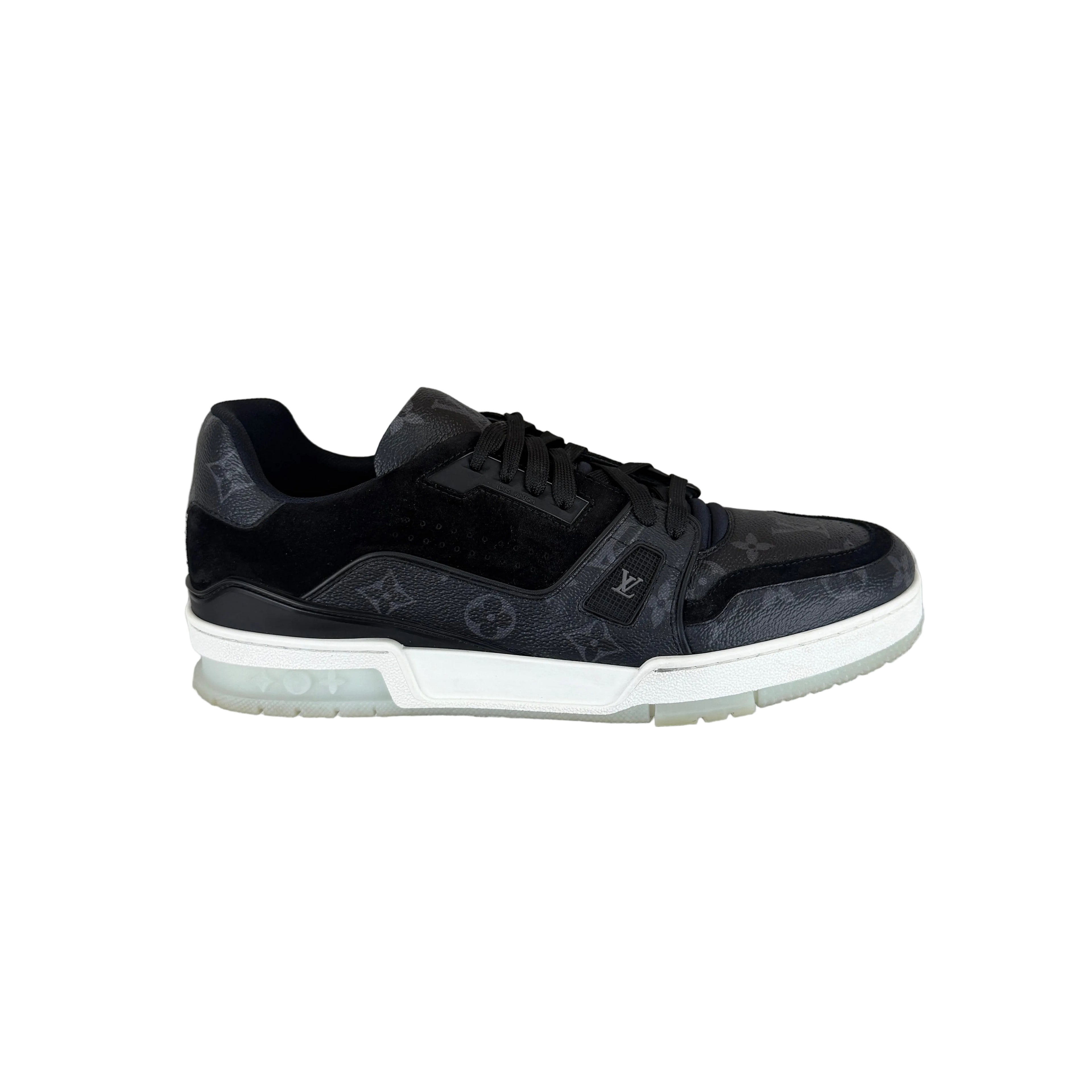 Louis Vuitton Men’s Black Low Trainers - Uk 9 (Fit 10)